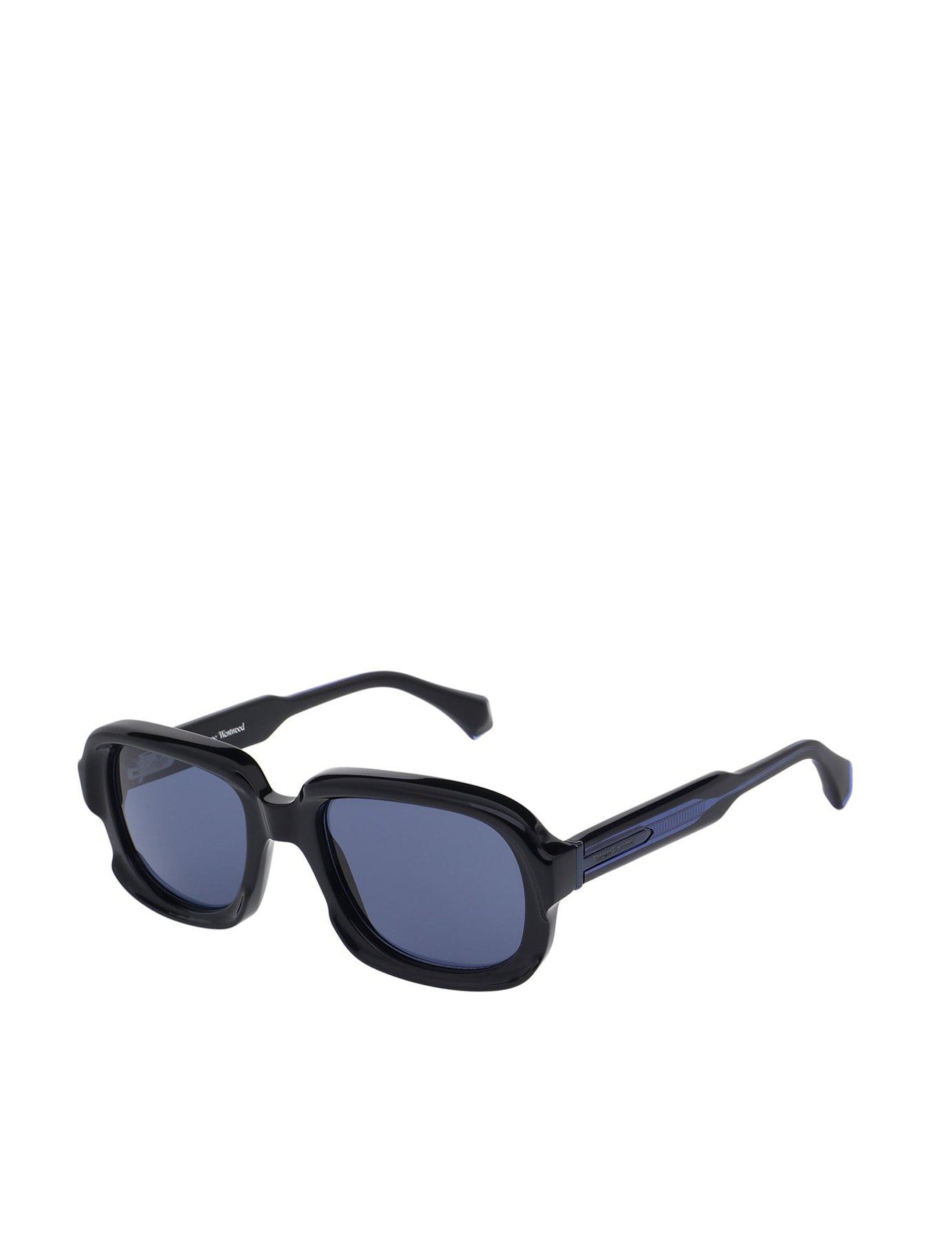 vivienne-westwood-rounded-sunglasses-with-bevelled-curves--black-frame-with-dark-blue-lens
