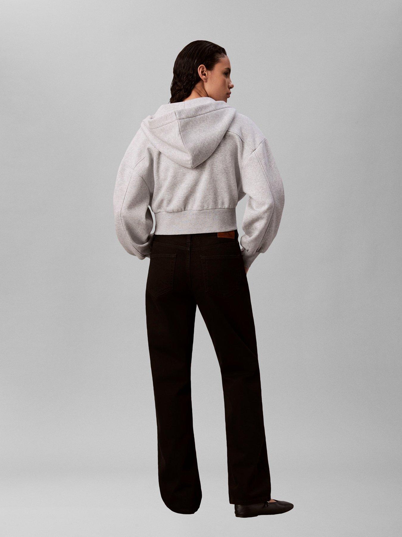 Image 2 of 6 of Calvin Klein Jeans Jeans 90s Straight Jeans - Soft Black