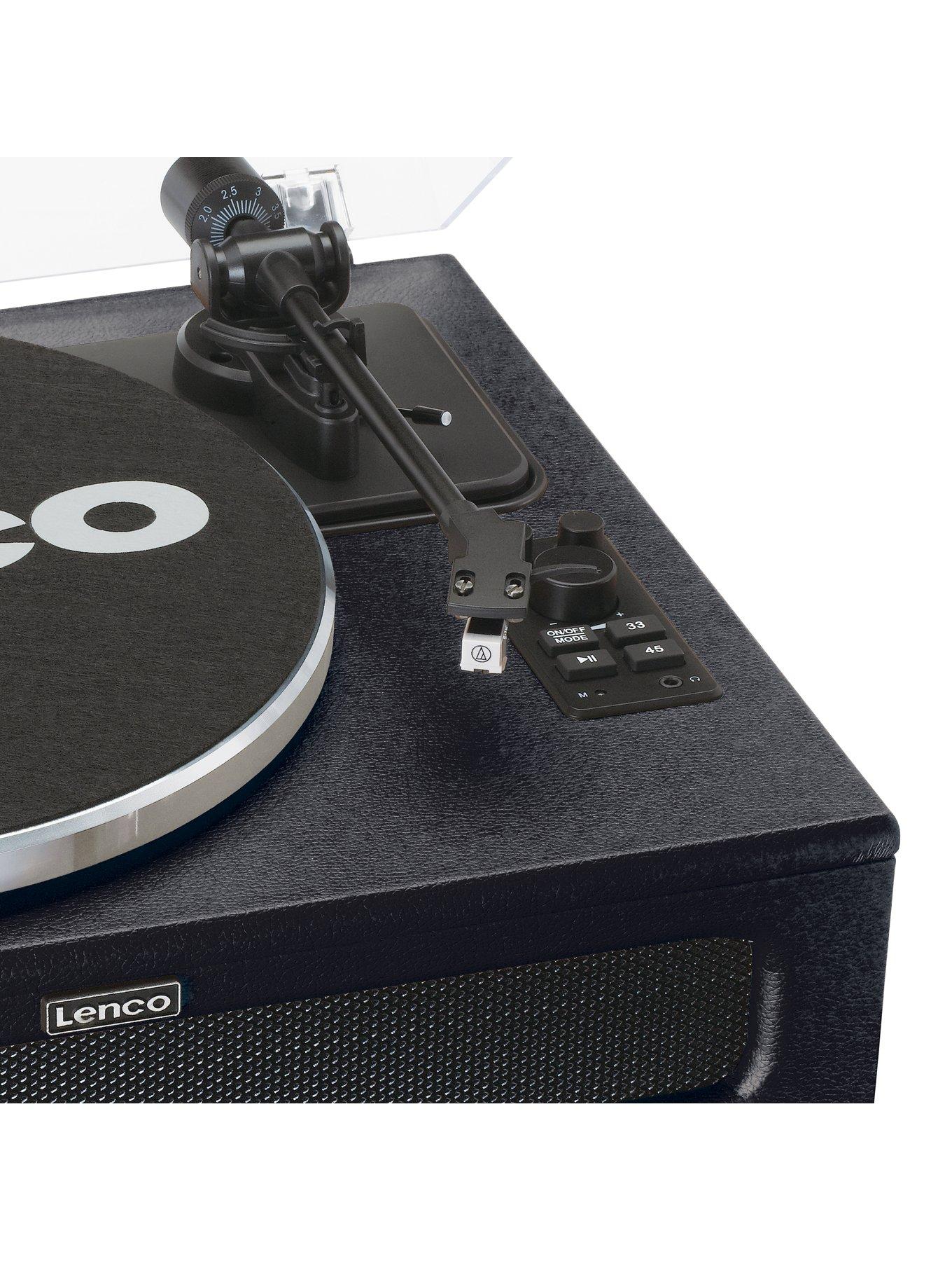 Image 3 of 7 of Lenco LS-430BK Turntable with built-in speakers - Black
