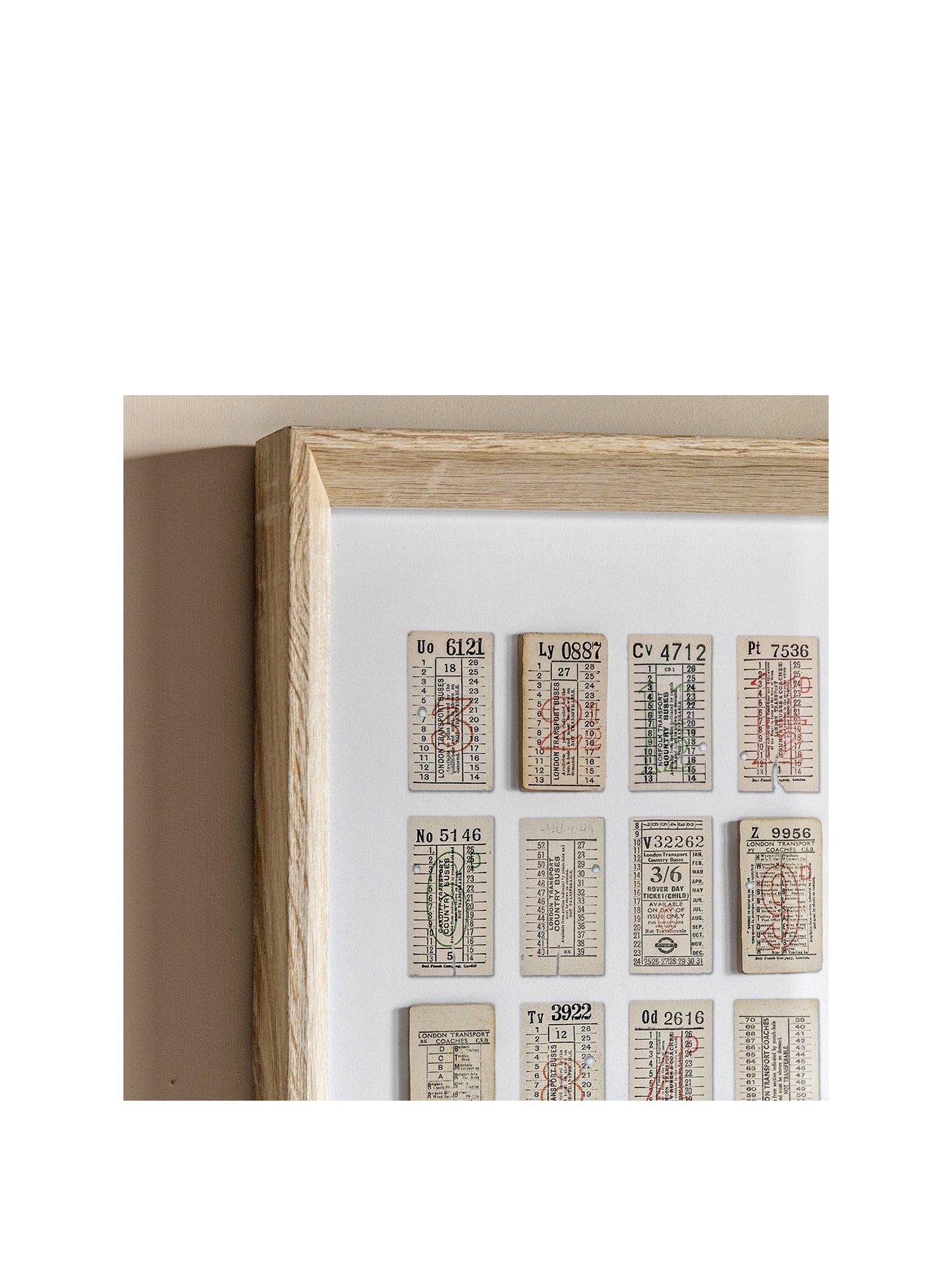 Image 2 of 3 of Gallery Ticket to Ride Framed Art 640x60x840mm