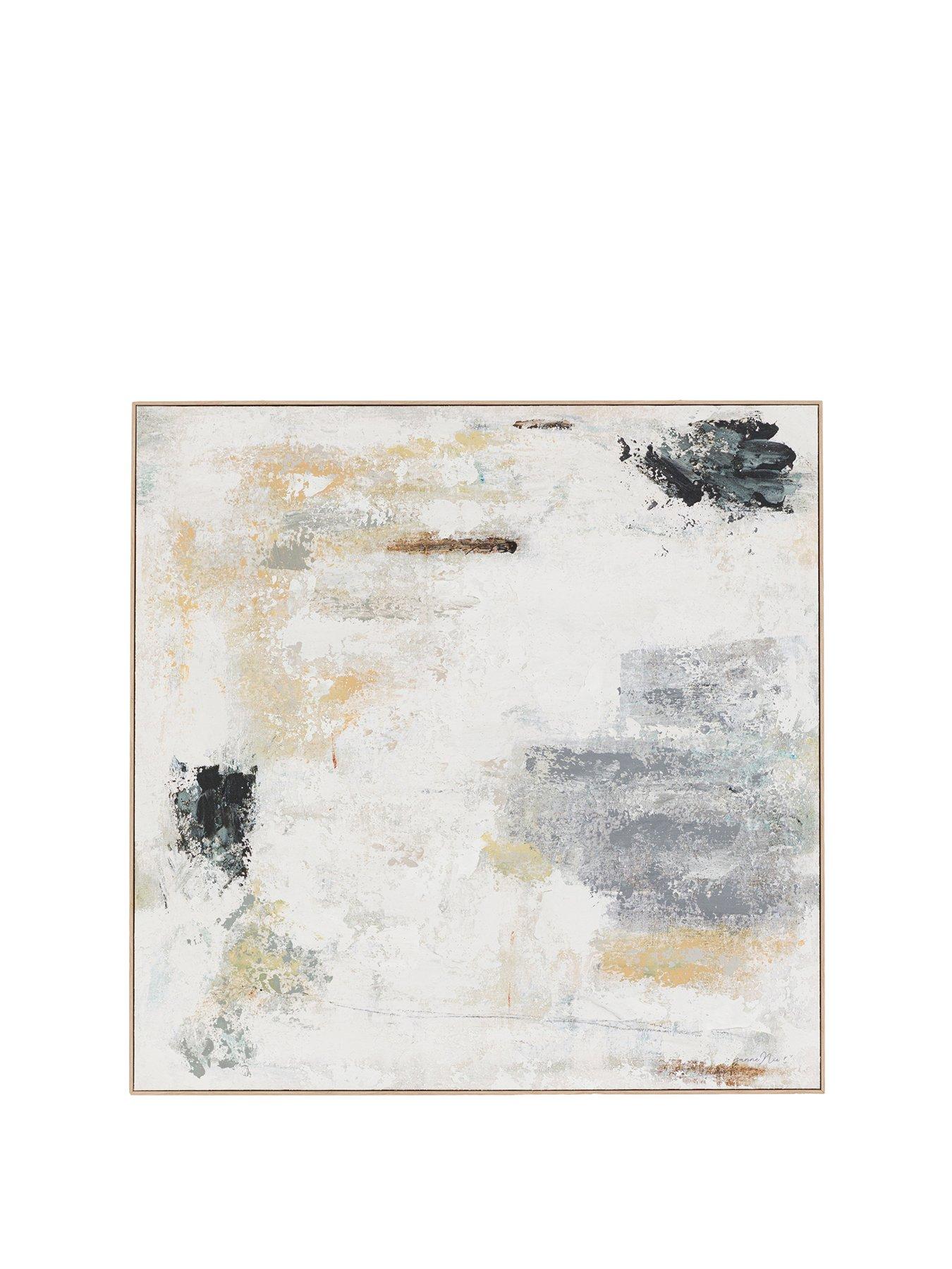 Image 1 of 3 of Gallery White Noise Framed Canvas 895x35x895mm