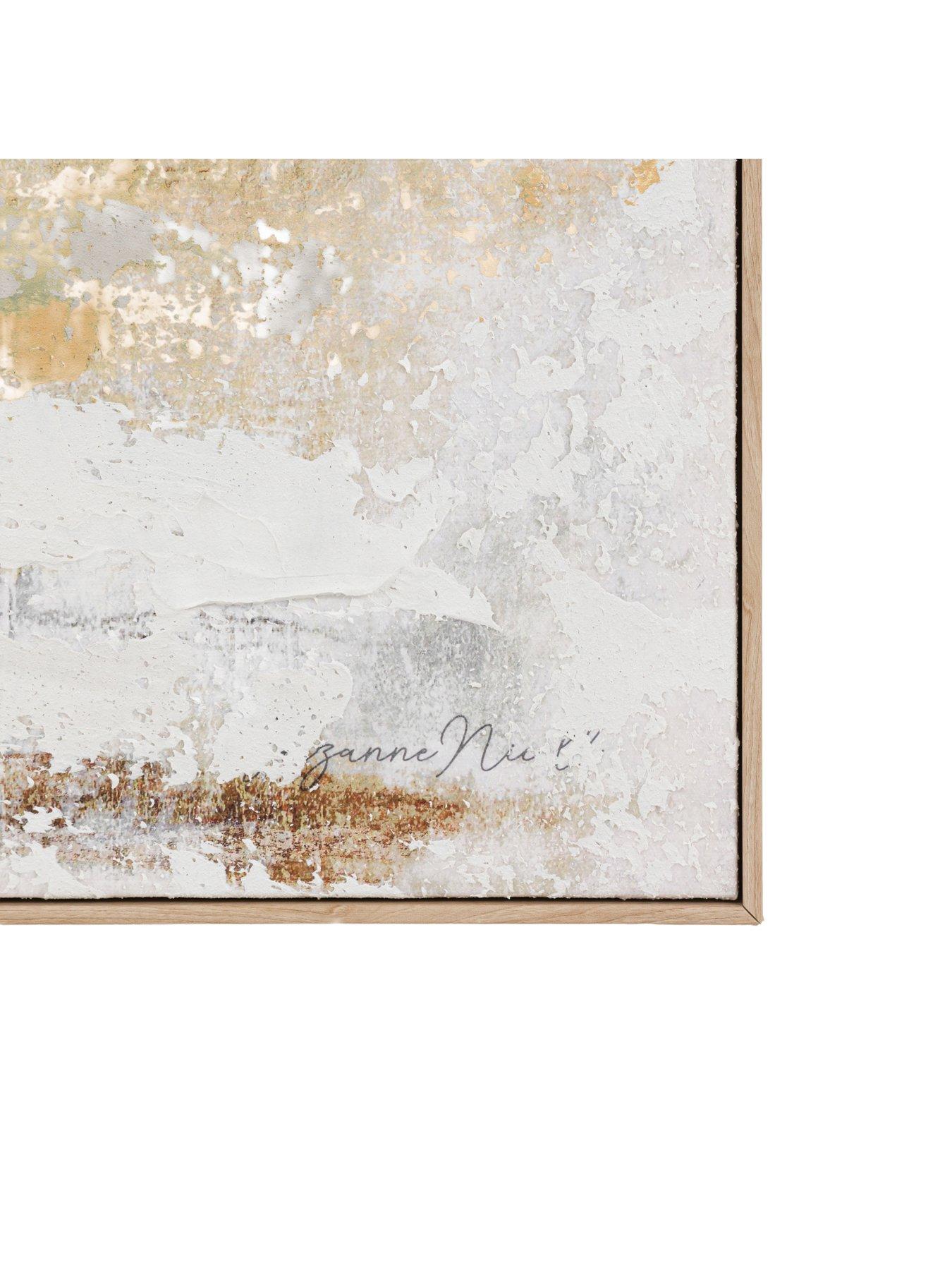Image 3 of 3 of Gallery White Noise Framed Canvas 895x35x895mm