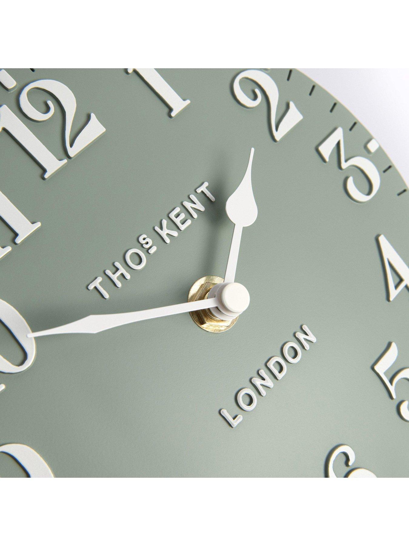 Image 3 of 3 of Gallery Arabic Mantel Clock Seagrass 6in