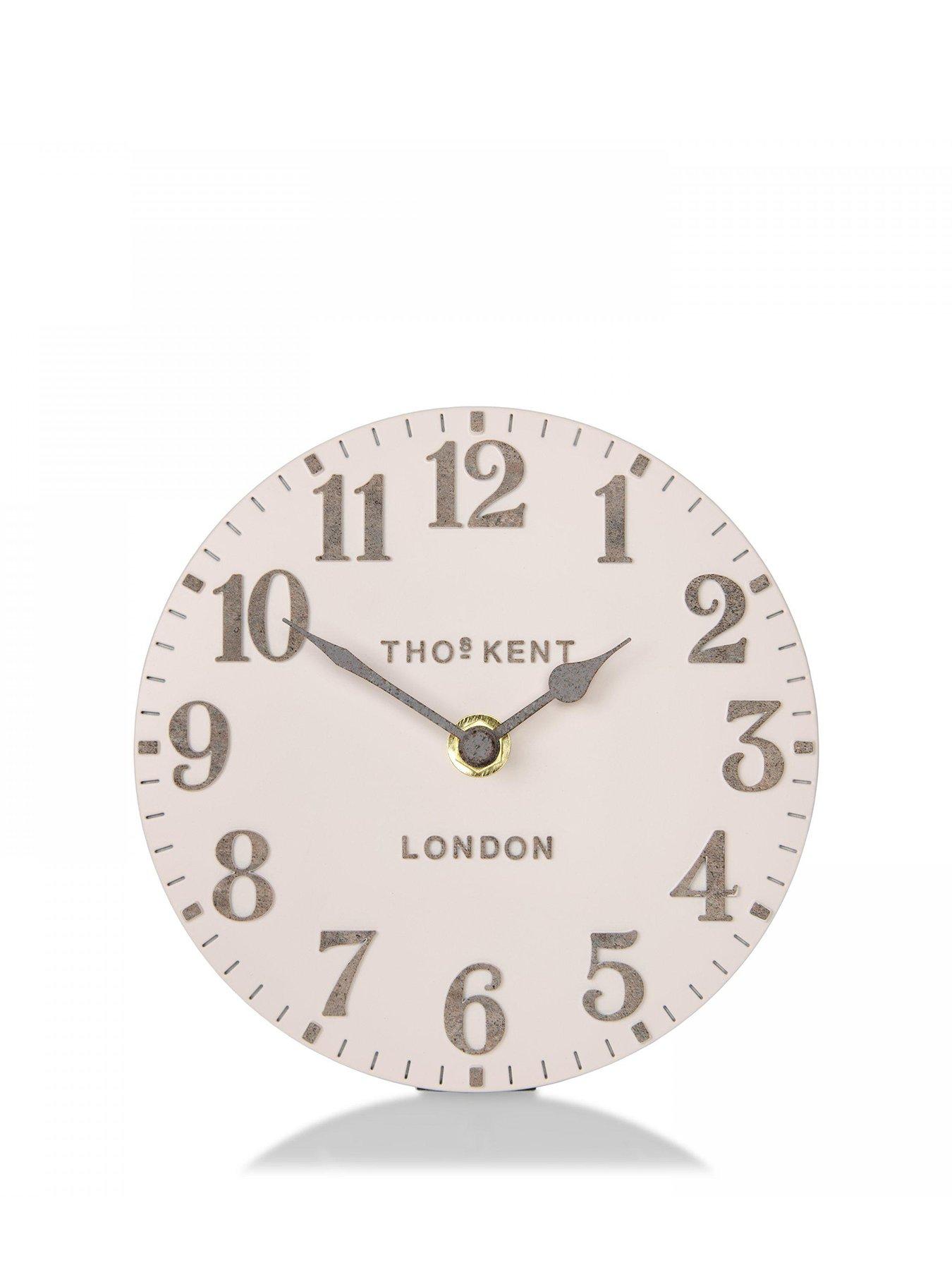 Image 2 of 3 of Gallery Arabic Mantel Clock Shy Pink 6in
