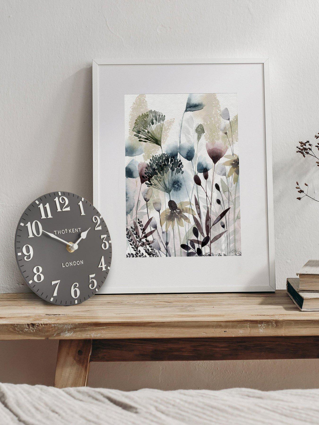 Image 1 of 3 of Gallery Arabic Mantel Clock Dolphin 6in