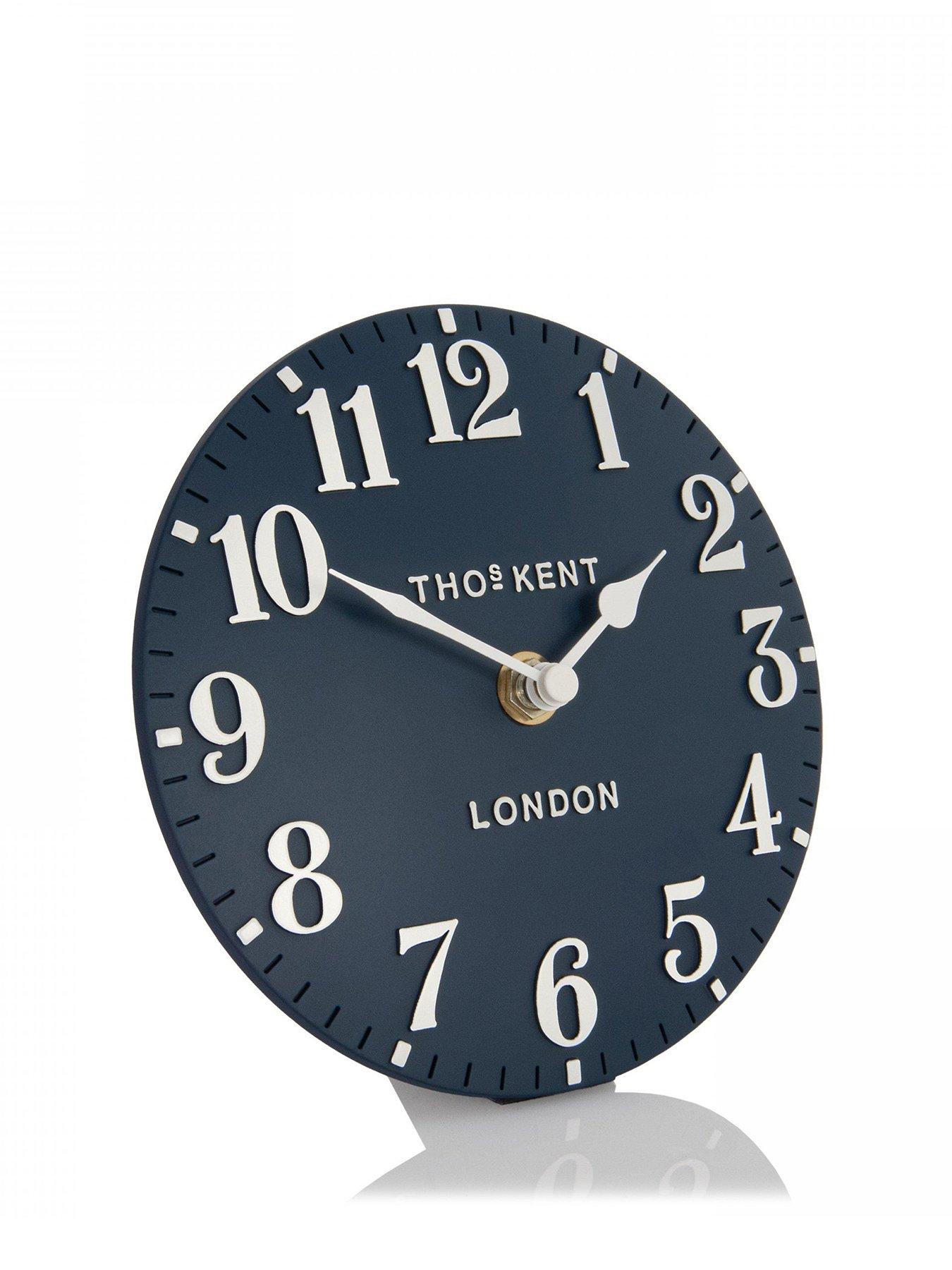 Image 2 of 3 of Gallery Arabic Mantel Clock Ink 6in