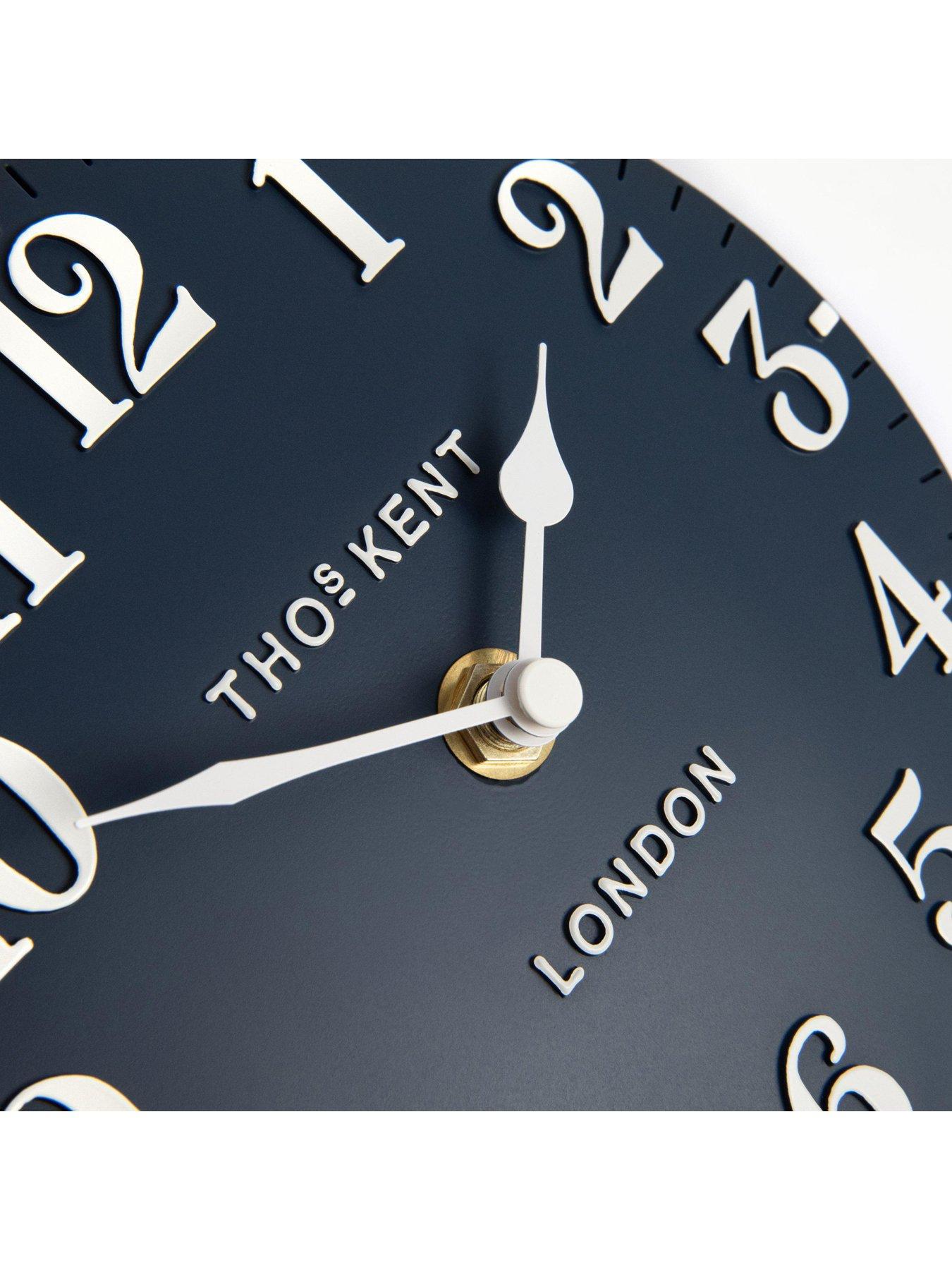 Image 3 of 3 of Gallery Arabic Mantel Clock Ink 6in