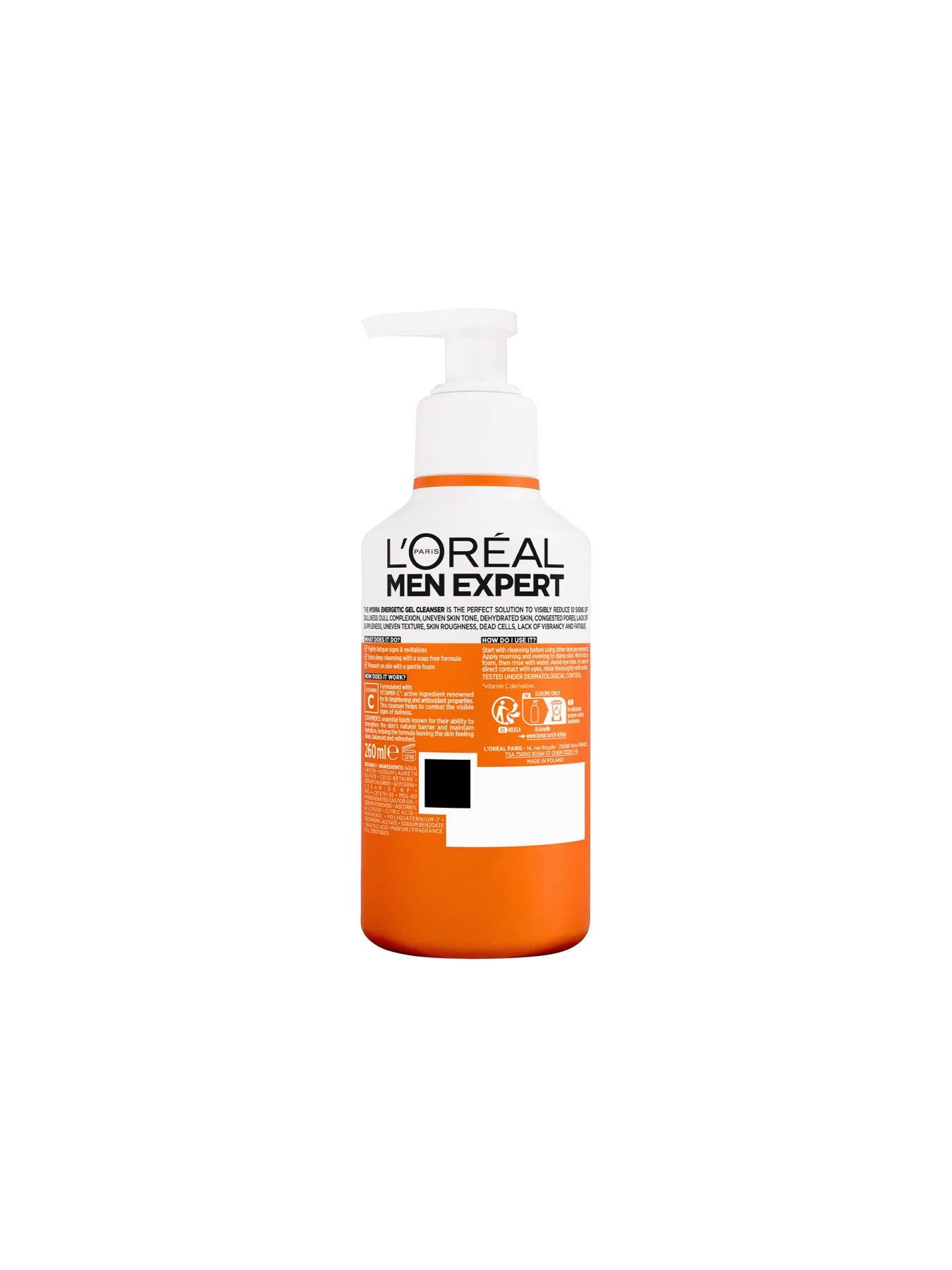 Image 2 of 7 of L'Oreal Paris Men Expert Hydra Energetic Pump Cleanser 260ml