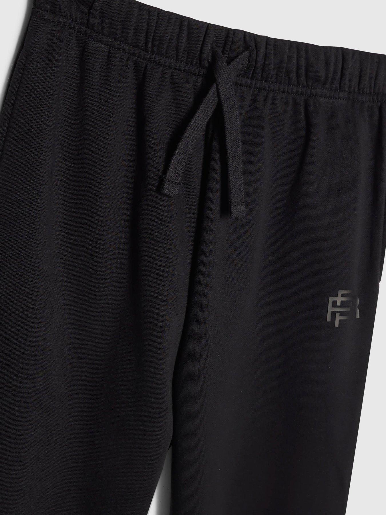 Image 4 of 5 of River Island Boys Rr Hoodie And Joggers Set - Black