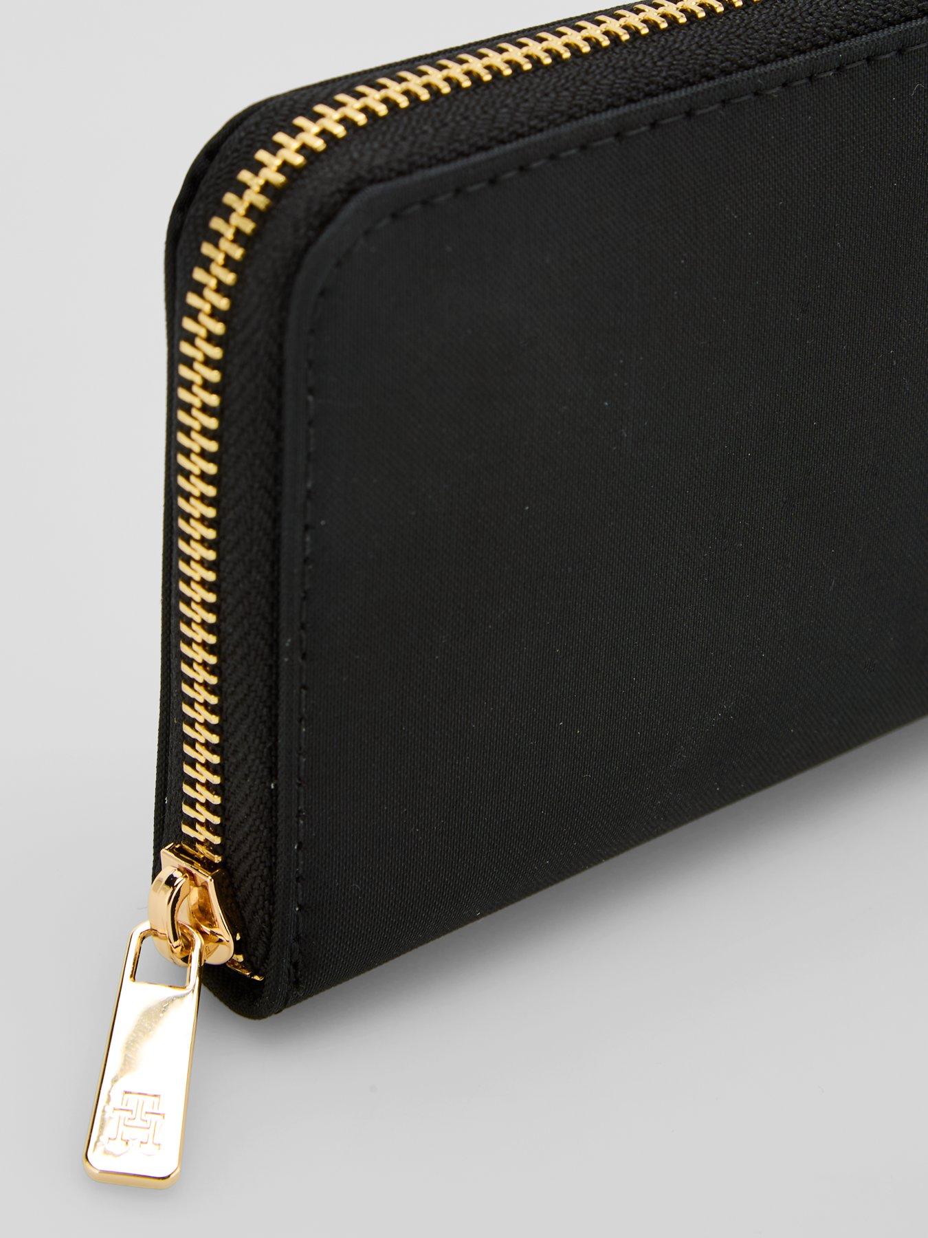 Image 4 of 6 of Tommy Hilfiger Soft Zip Around Wallet - Black