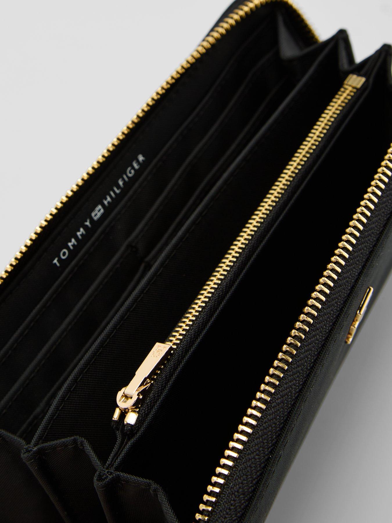 Image 5 of 6 of Tommy Hilfiger Soft Zip Around Wallet - Black