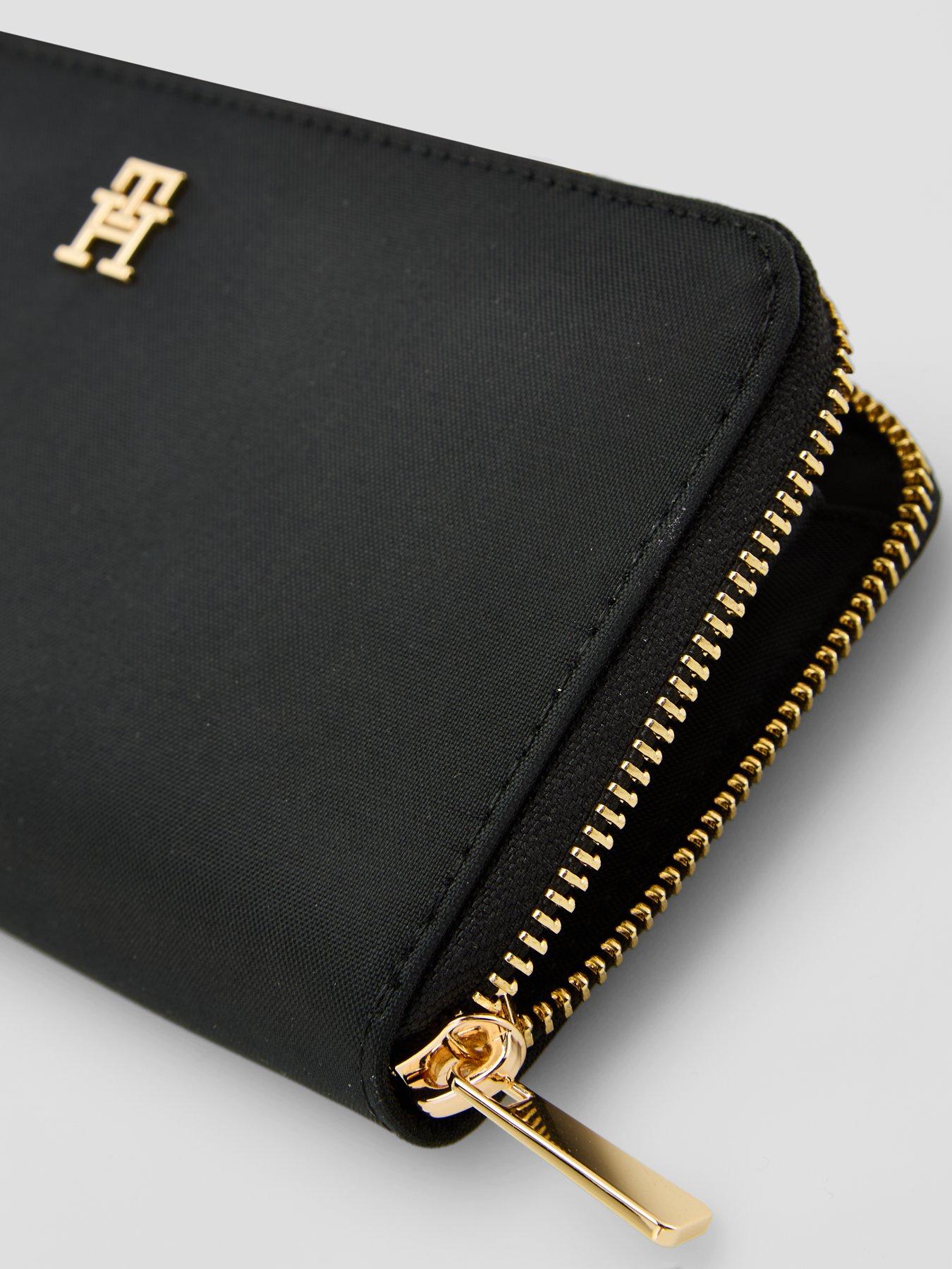 Image 6 of 6 of Tommy Hilfiger Soft Zip Around Wallet - Black