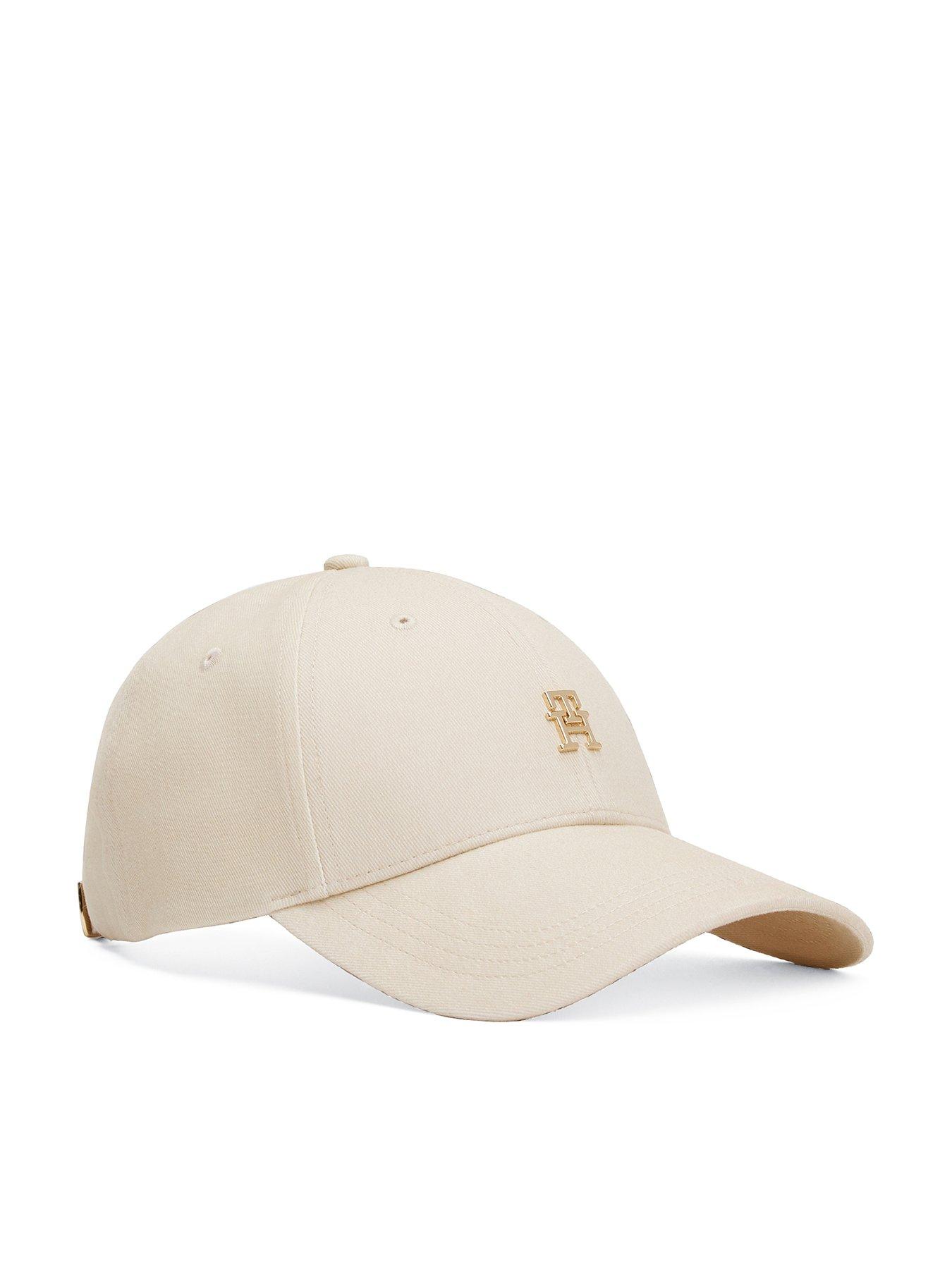 Image 1 of 4 of Tommy Hilfiger Chic TH Monogram Baseball Cap - Beige