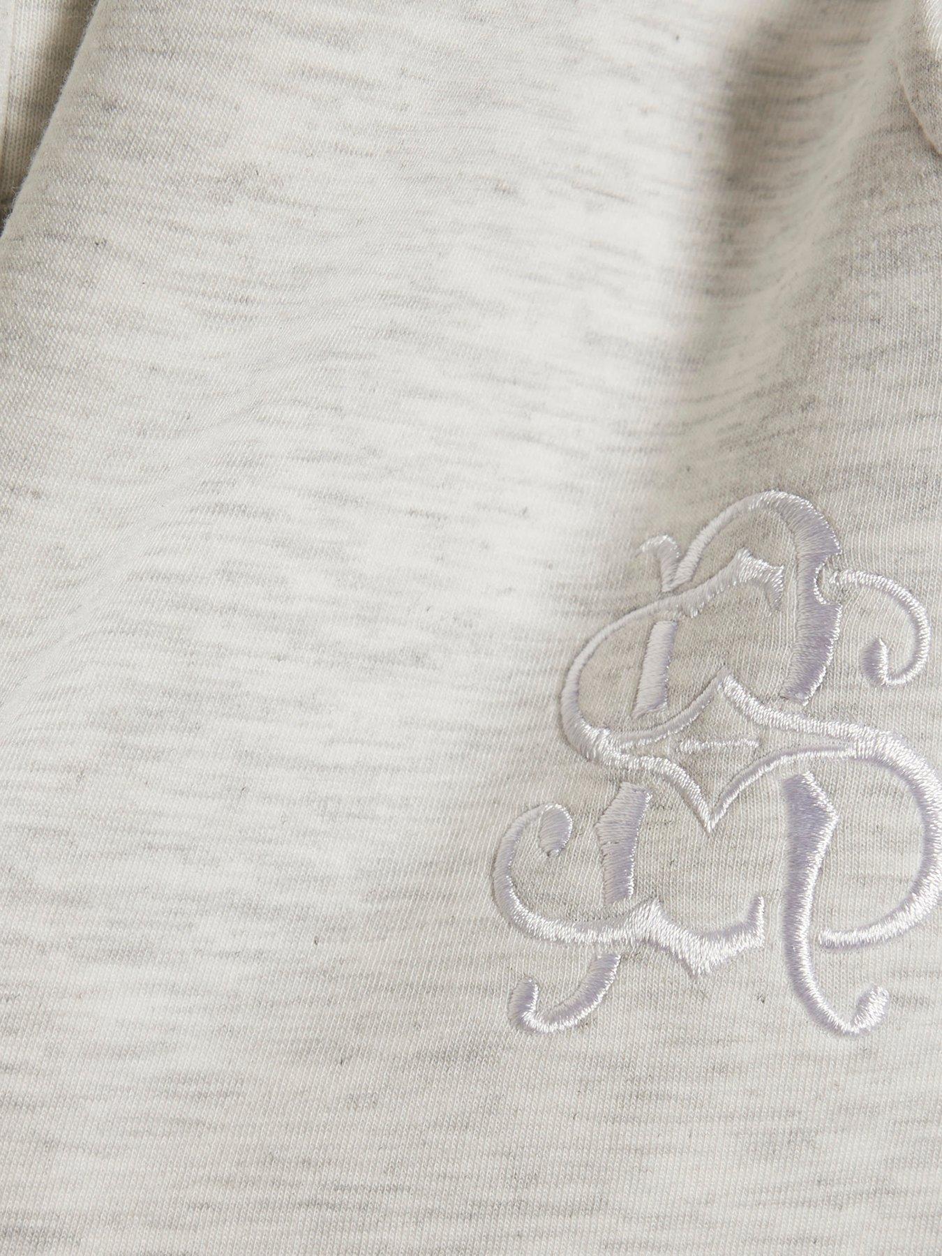 Image 3 of 4 of River Island Boys Premium Barrel Leg Jogging Bottoms - Grey