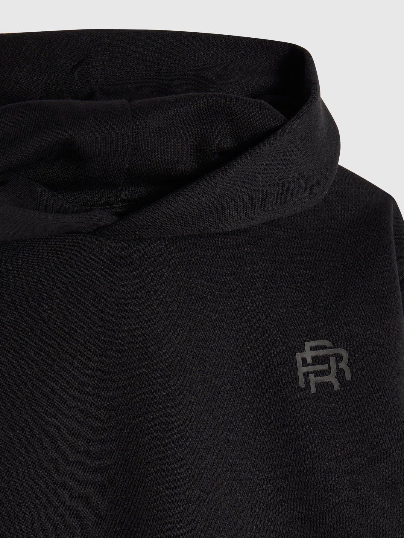 Image 5 of 5 of River Island Mini Mini Boys Rr Hoodie And Joggers Set - Black