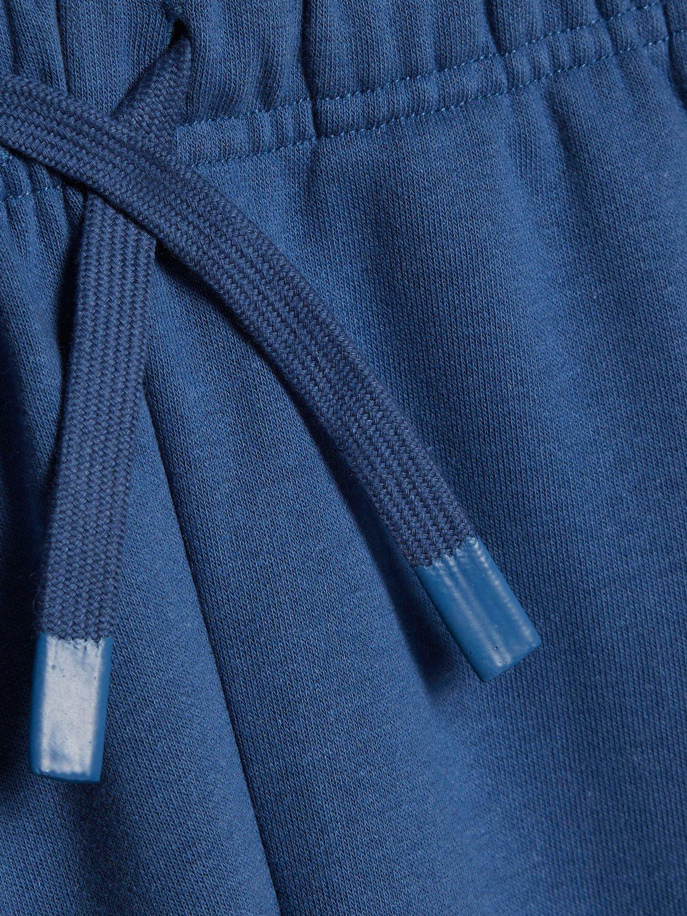 Image 4 of 5 of River Island Mini Boys River Studios Logo Sweatshirt Set - Blue