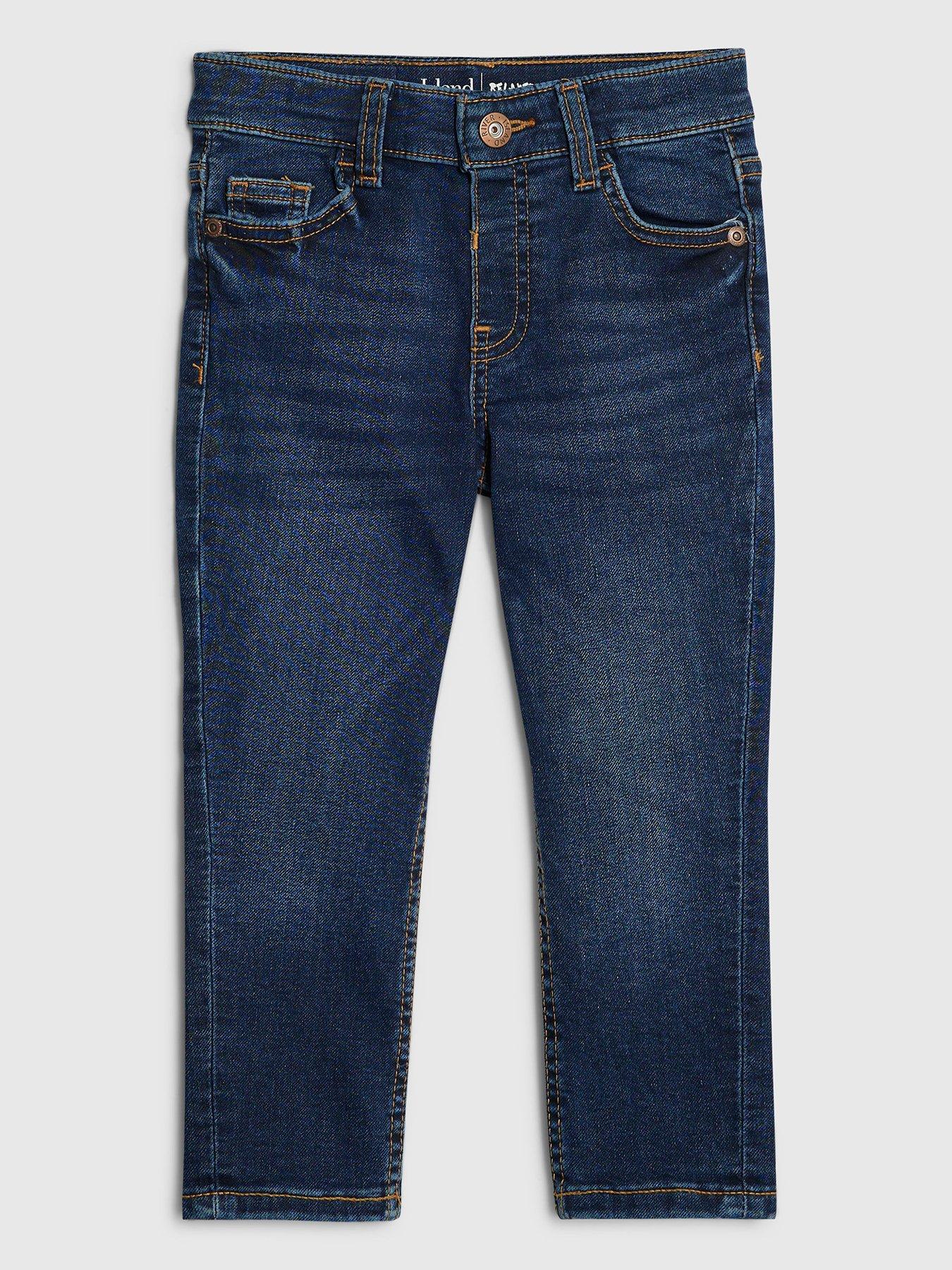 River Island Mini Boys Stretch Skinny Jeans - Dark Blue