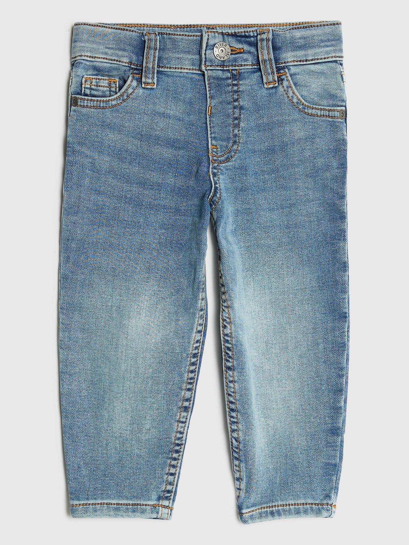 River Island Mini Boys Stretch Slim Fit Jeans - Blue