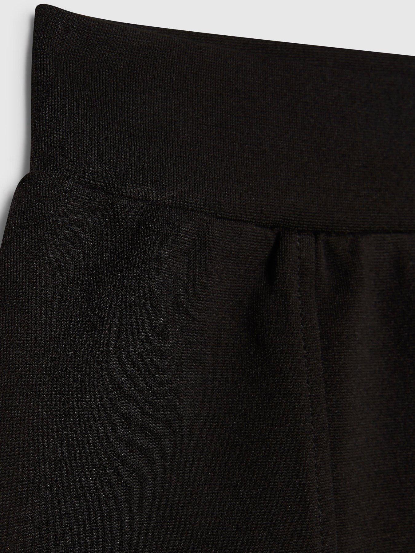 Image 4 of 4 of River Island Girls Wide Leg Trousers - Black