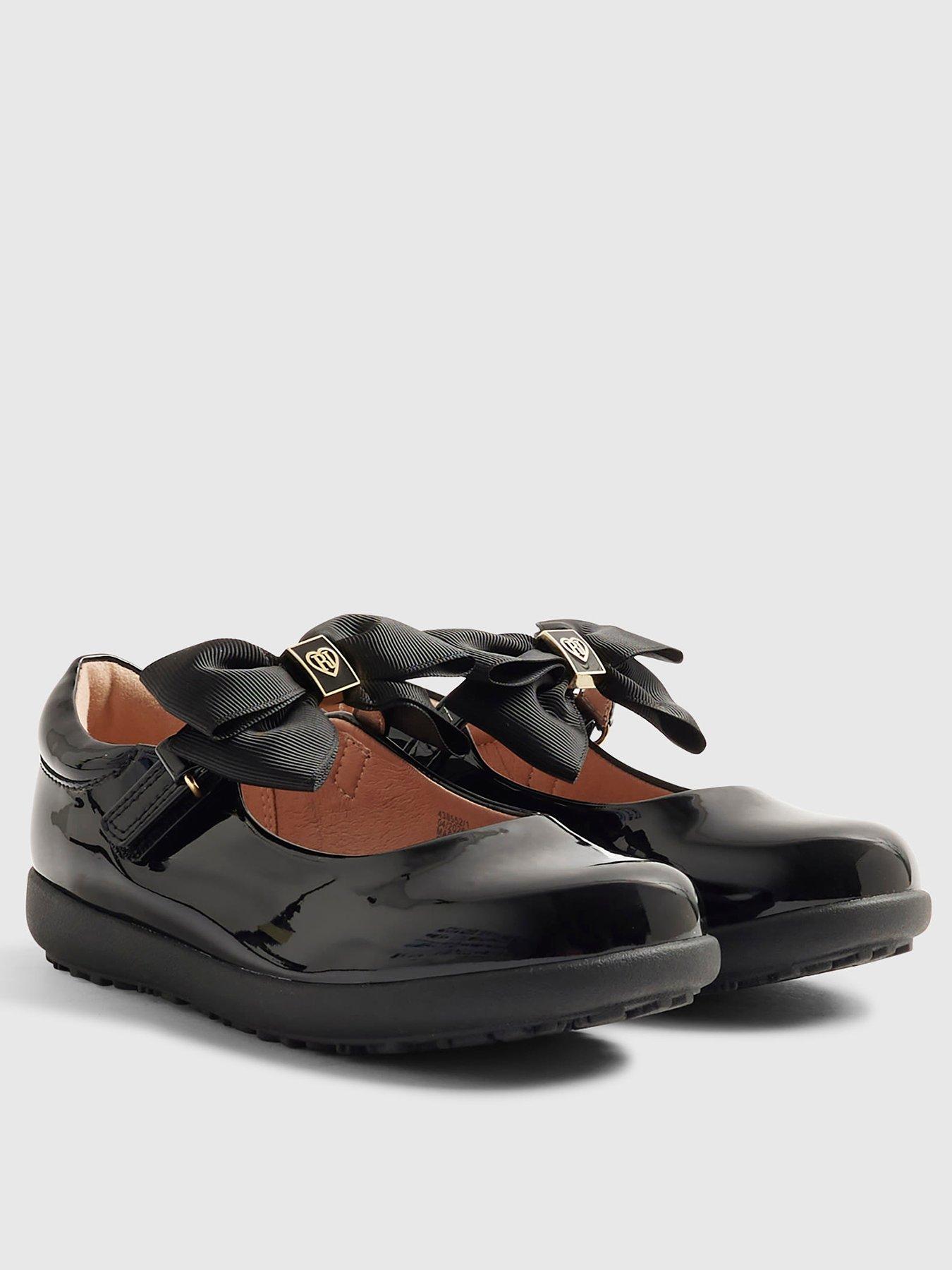 River Island Mini Girls Bow Mary Jane Shoes - Black