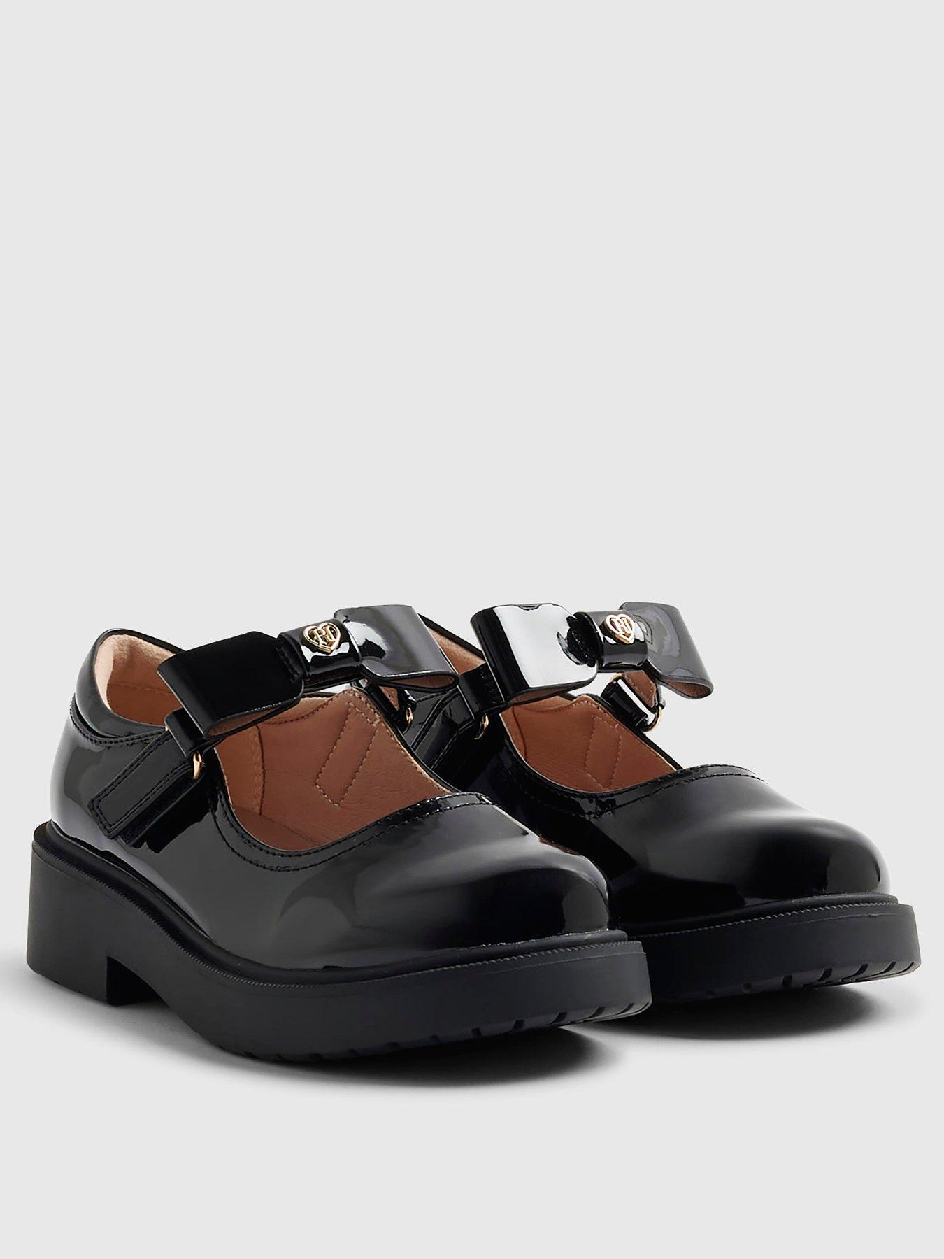 Image 2 of 4 of River Island Mini Girls Mary Jane Shoes - Black