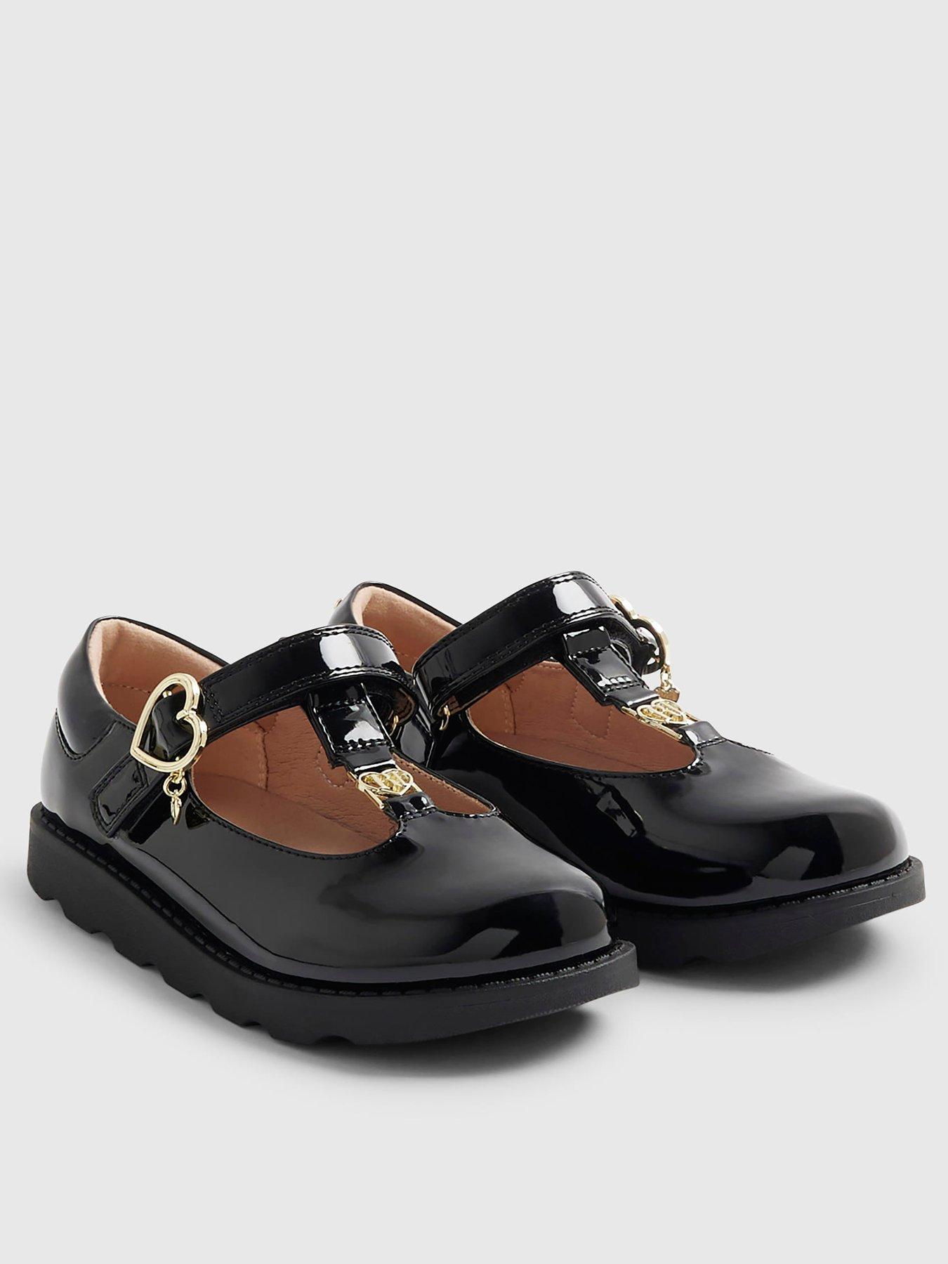 River Island Mini Mini Girls T-Bar Mary Jane Shoes - Black