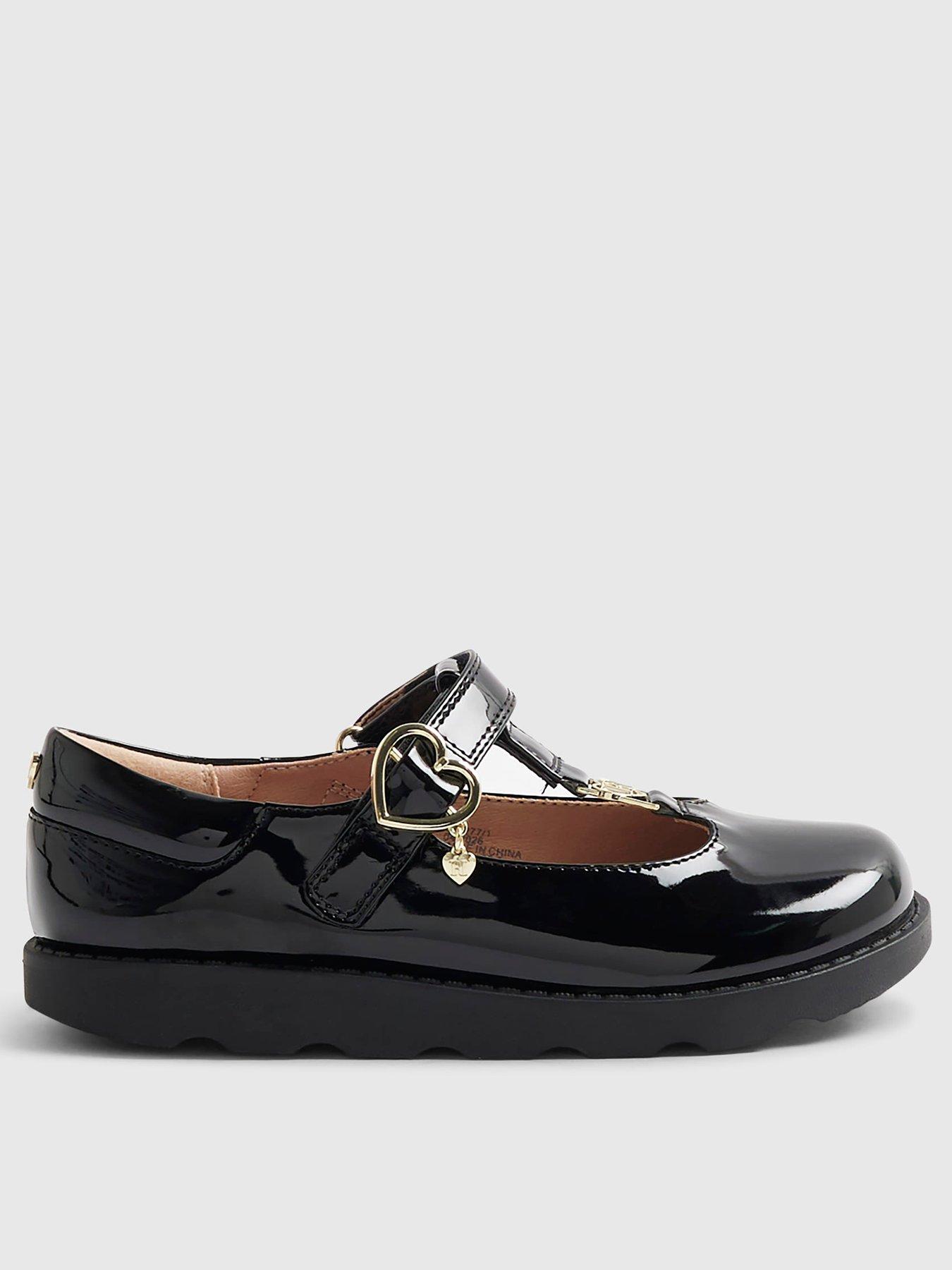 River Island Mini Girls T-Bar Mary Jane Shoes - Black