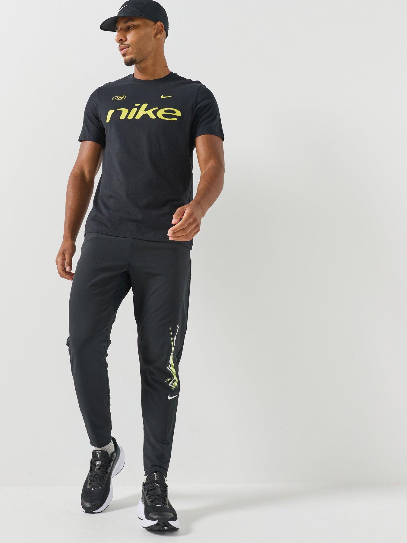 Image 3 of 7 of Nike Mens Running Stride Let Go Dri-fit Woven Trousers - Black