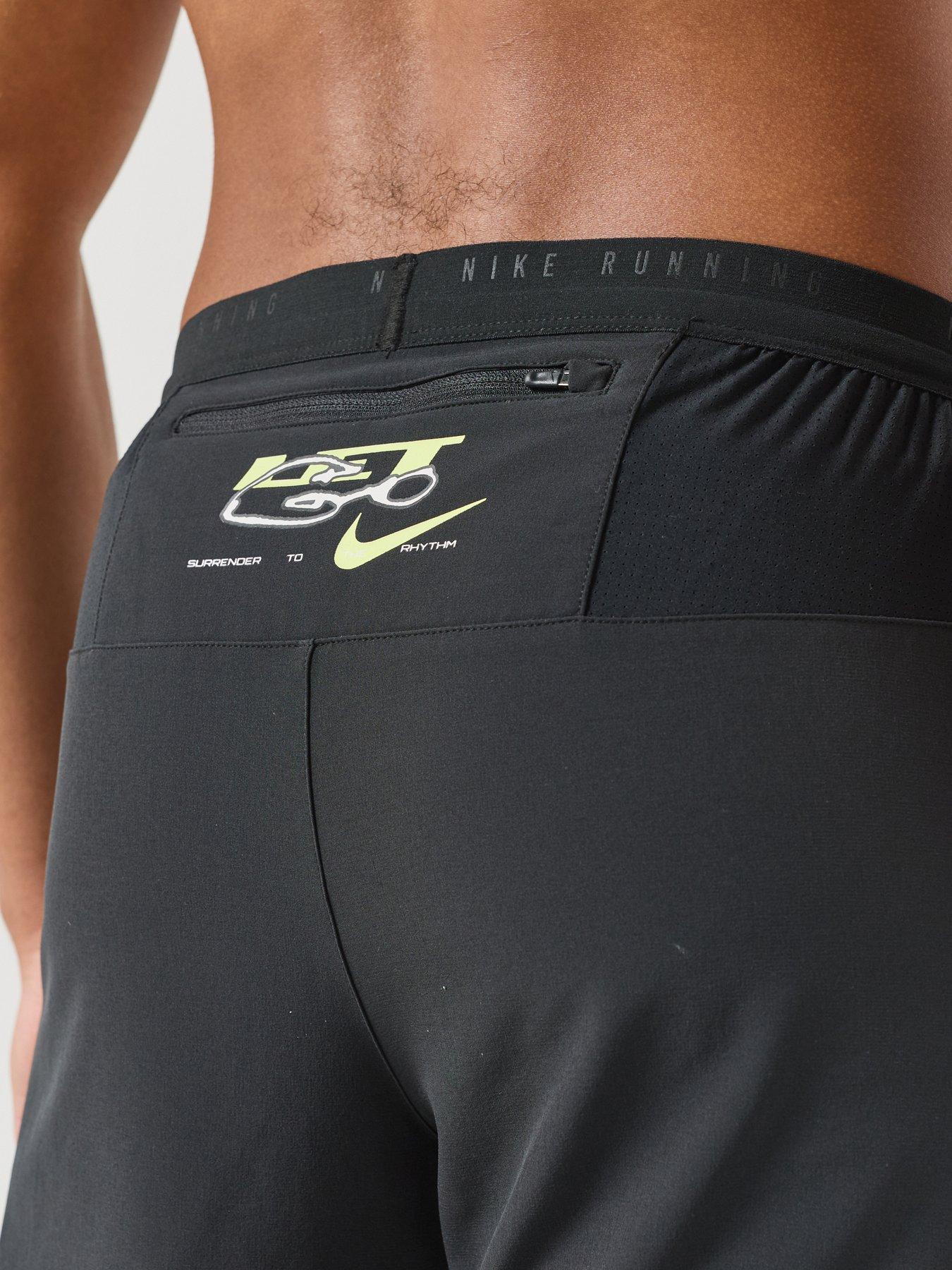 Image 5 of 7 of Nike Mens Running Stride Let Go Dri-fit Woven Trousers - Black