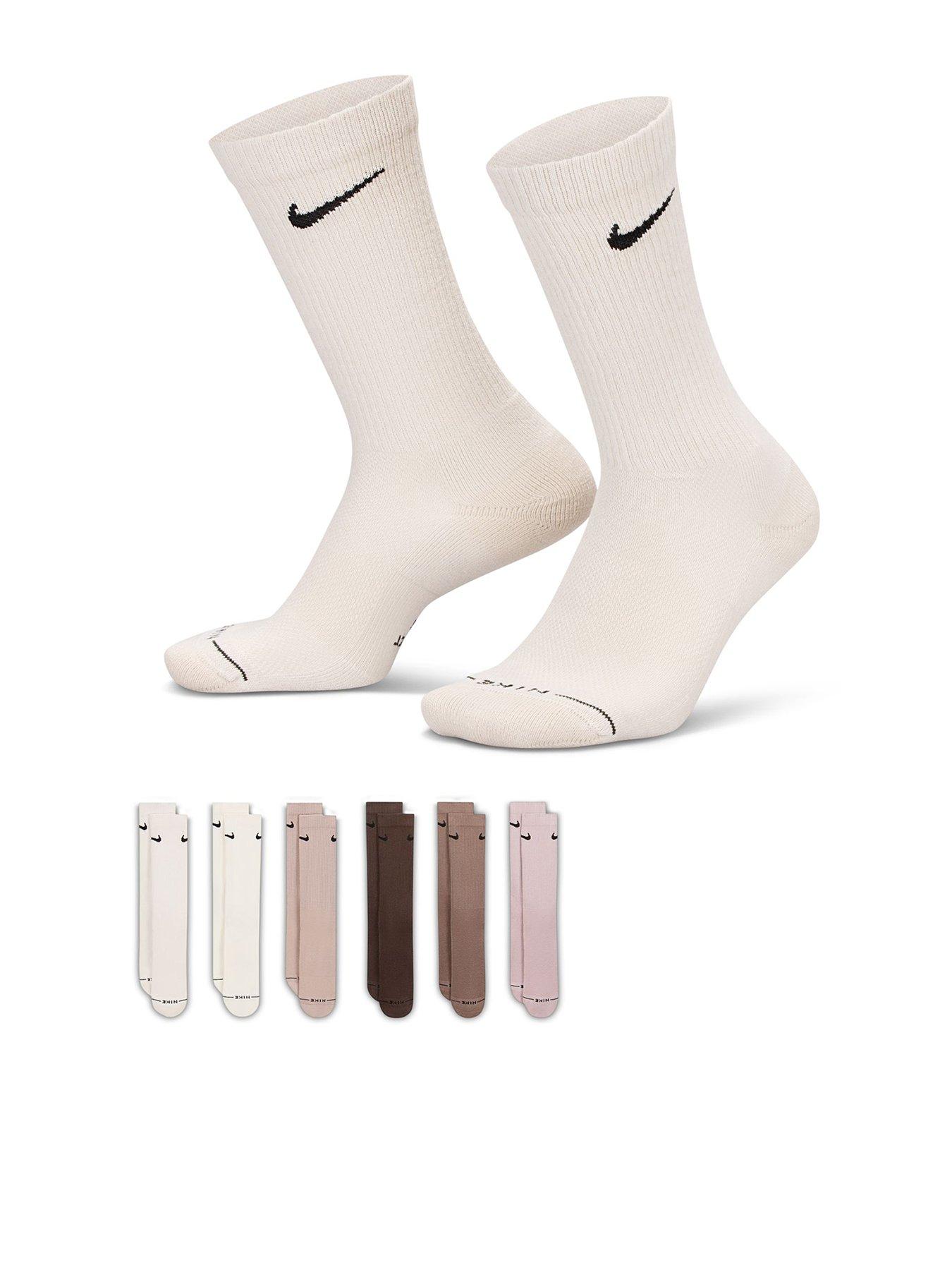 Image 1 of 4 of Nike Unisex Everyday Elevated&nbsp;6 Pack Crew Socks - Assorted