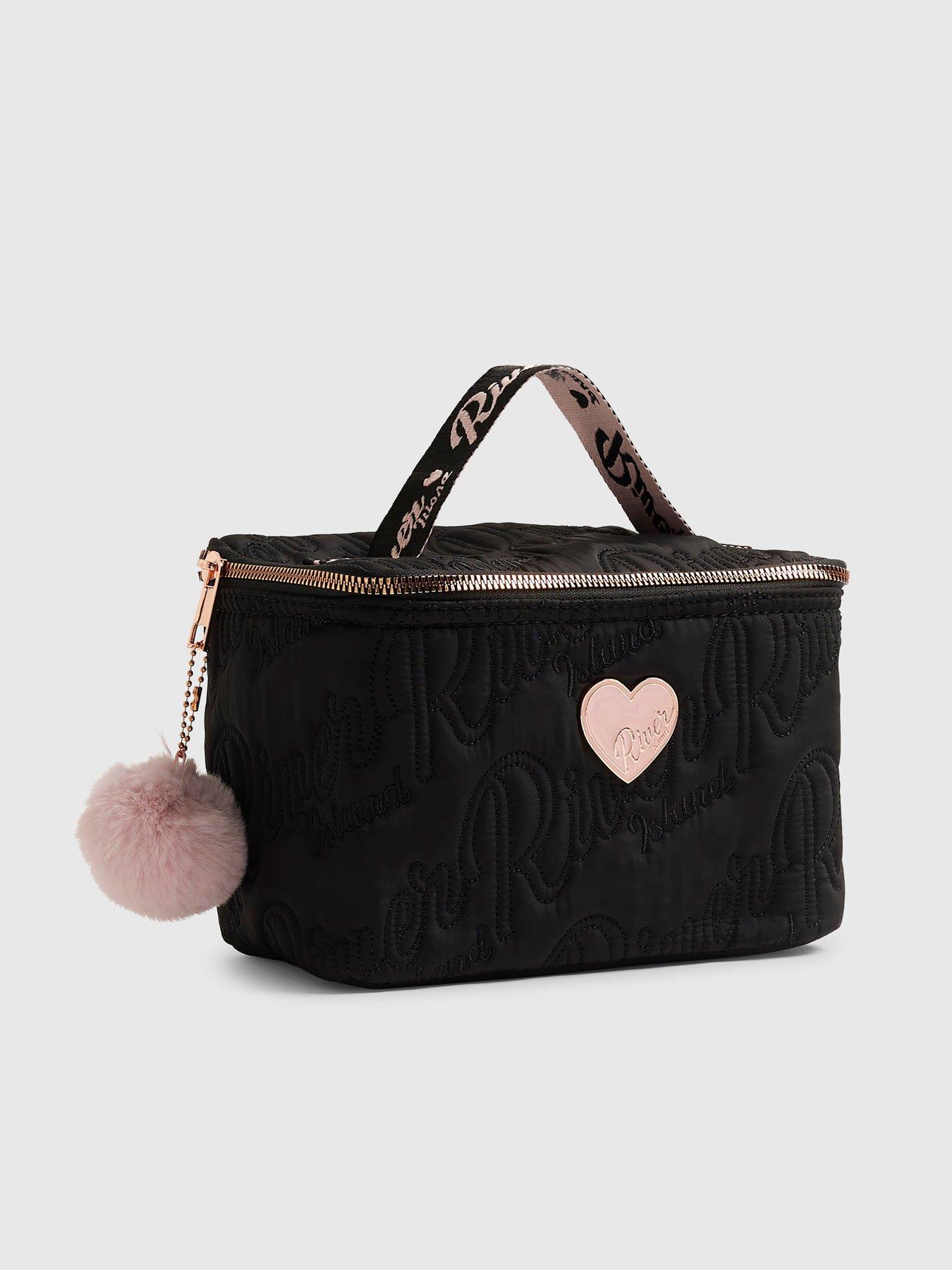 Image 2 of 5 of River Island Girls Nylon Ri Scripty Lunchbox - Black