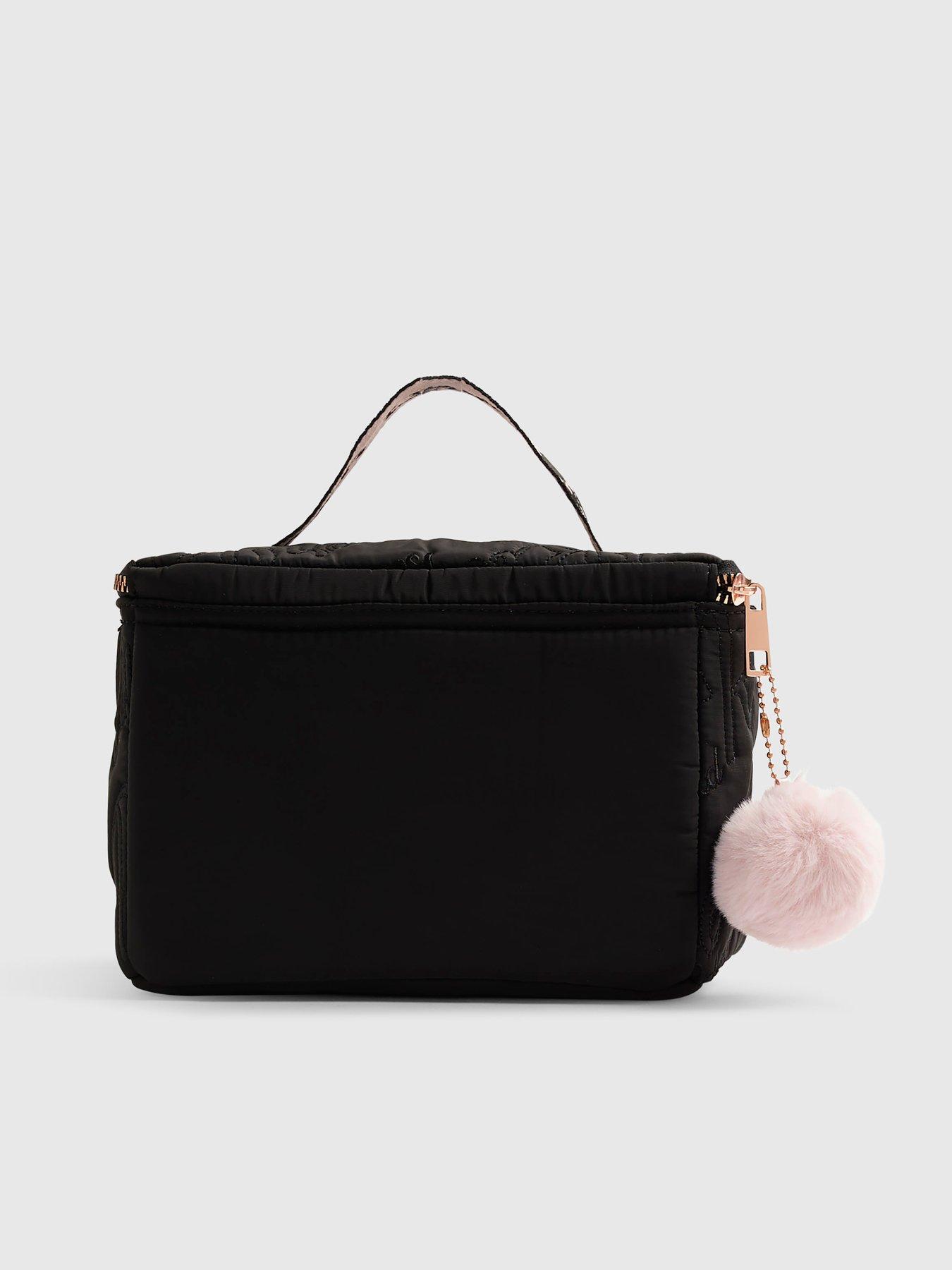 Image 3 of 5 of River Island Girls Nylon Ri Scripty Lunchbox - Black