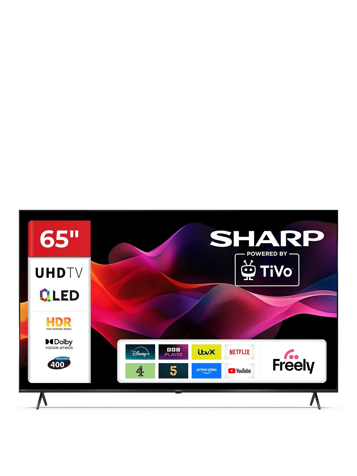 Sharp 65HM5245KB 65" 4K Ultra HD QLED Powered by TiVo Smart TV with Freely