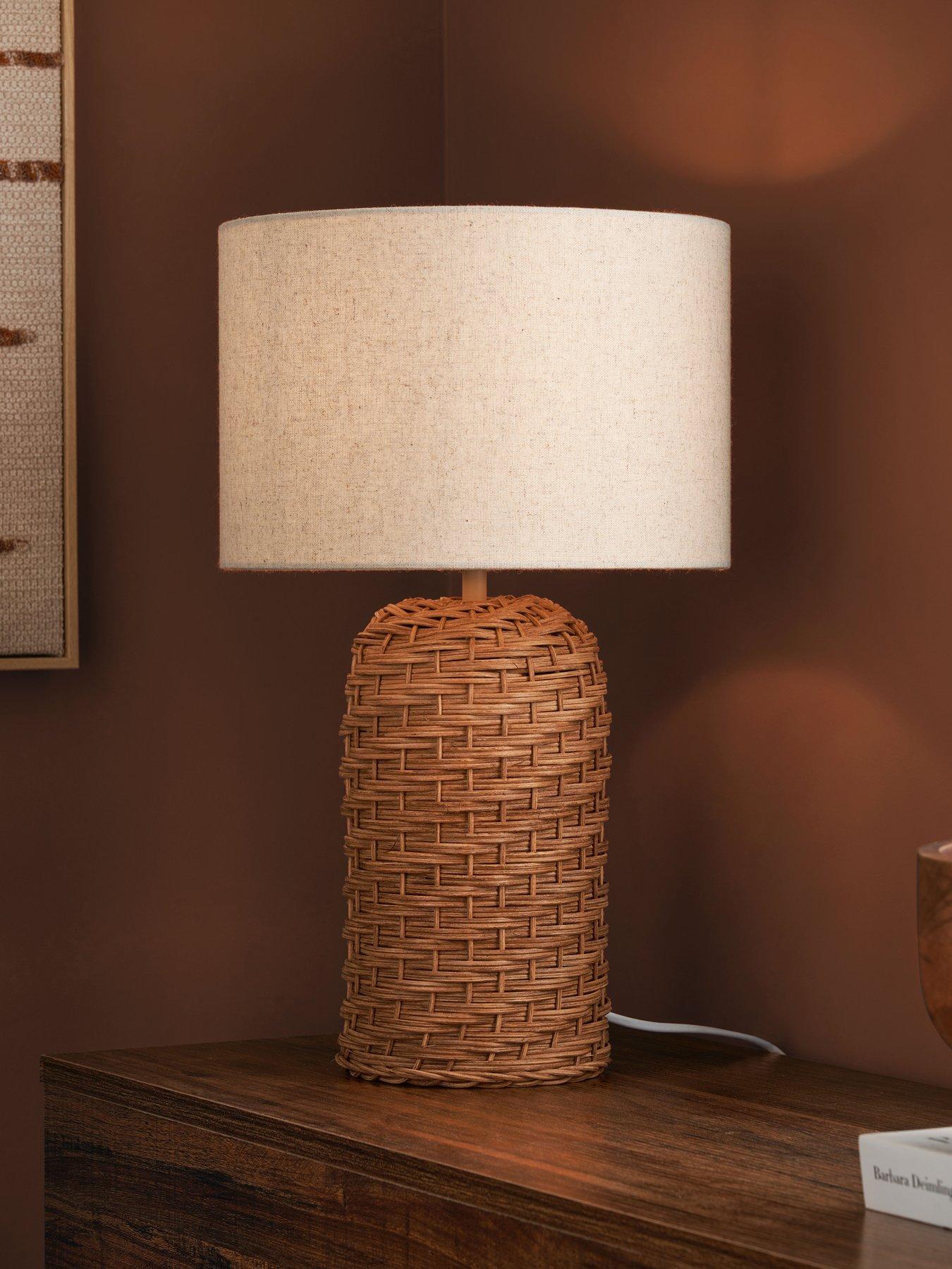 The Very Collection Rattan Table Lamp
