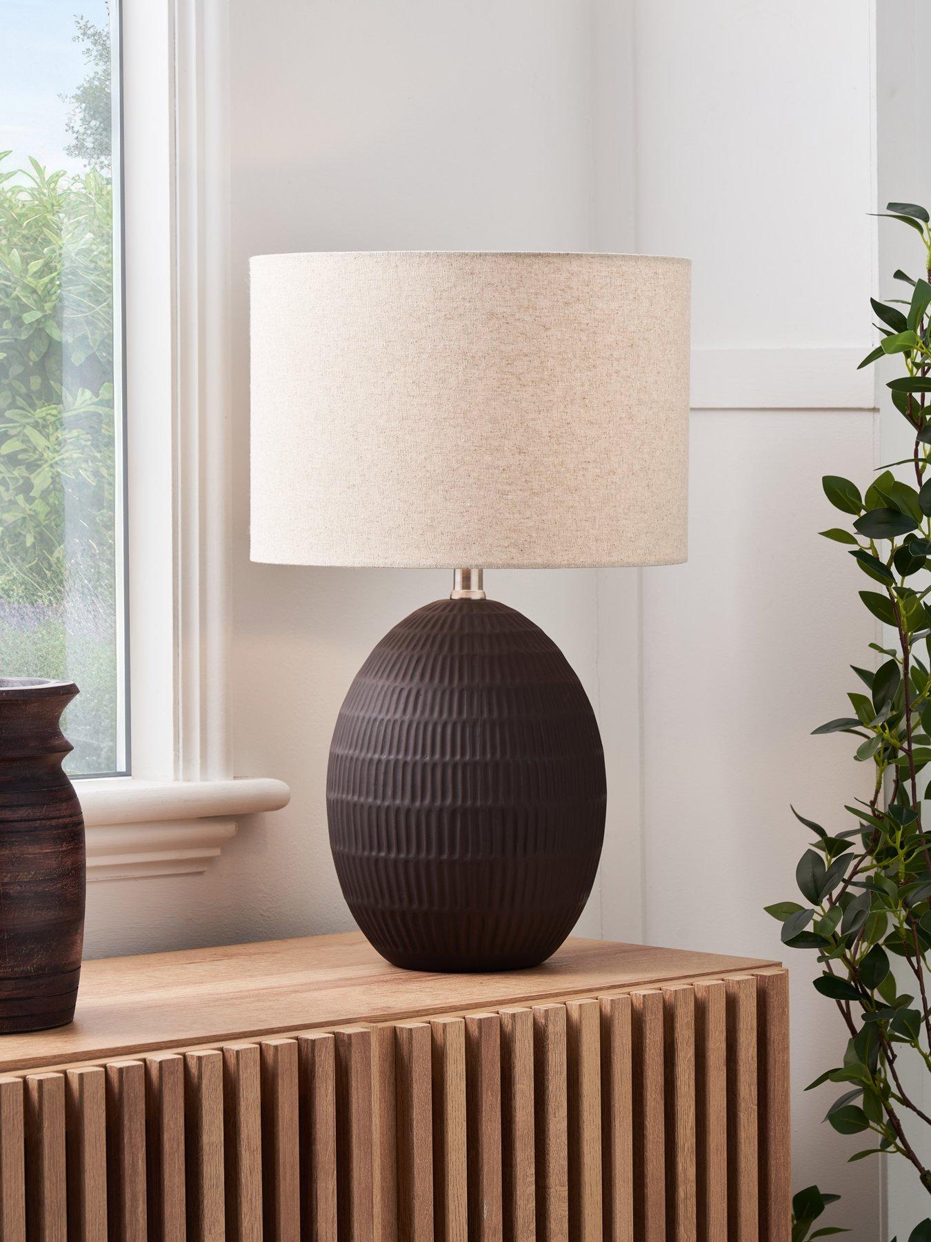 The Very Collection Textured Base Table Lamp