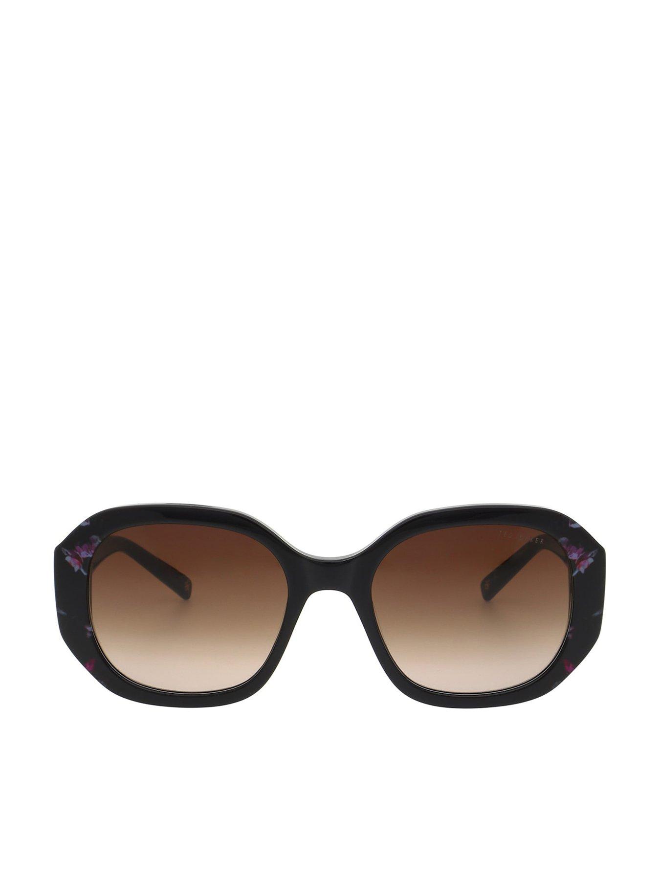 Image 1 of 3 of Ted Baker Karoline Sunglasses - Black