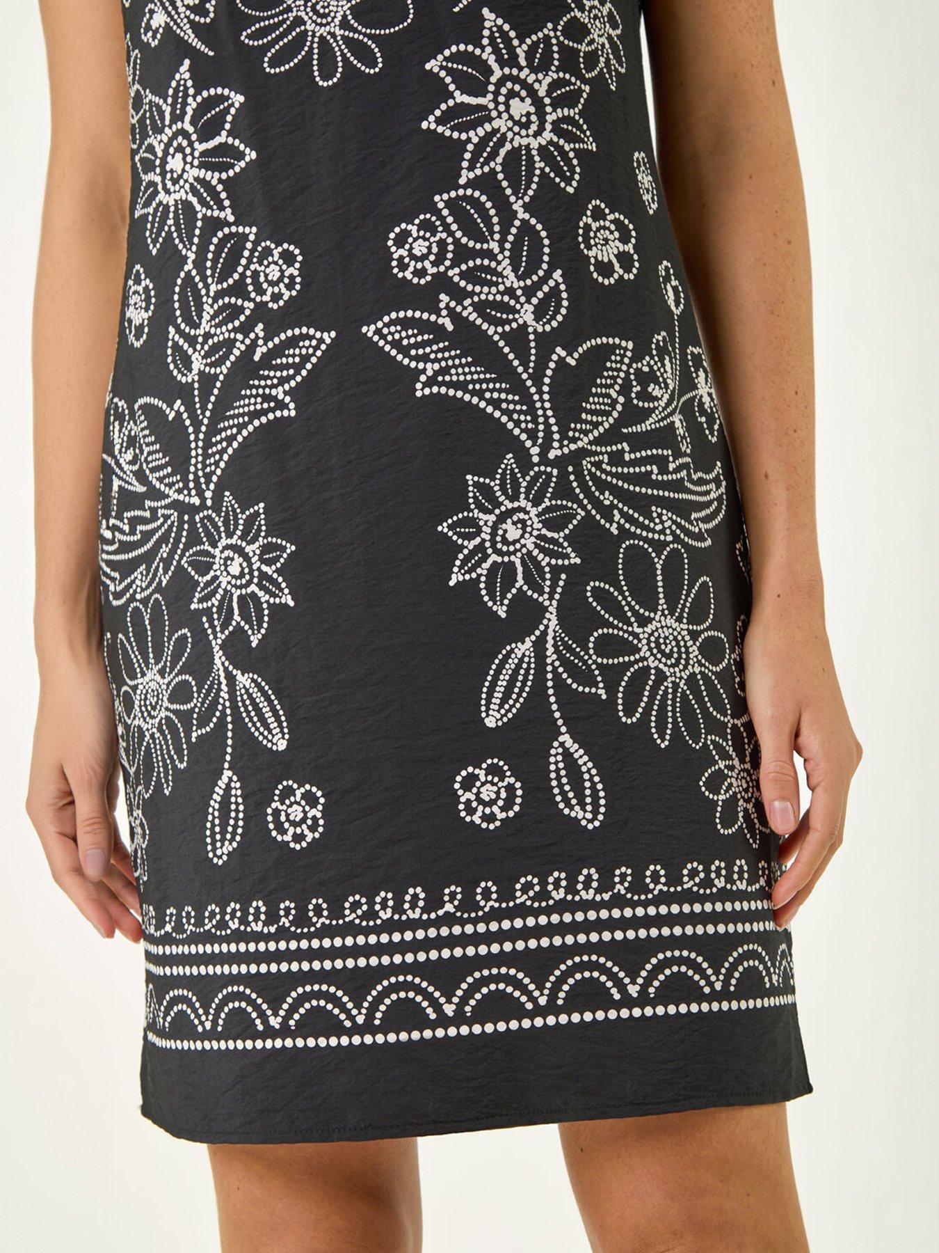roman-floral-motif-shift-dressstillFront