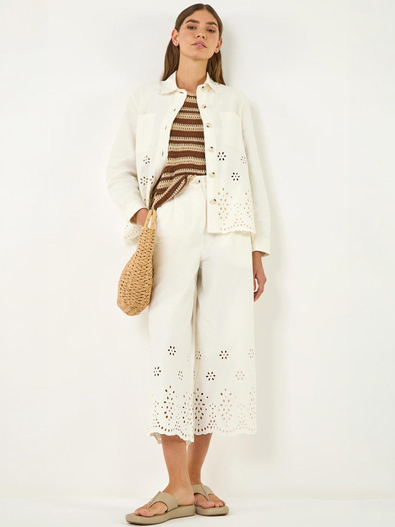 Image 3 of 5 of Roman Anglaise Cotton Lace Jacket