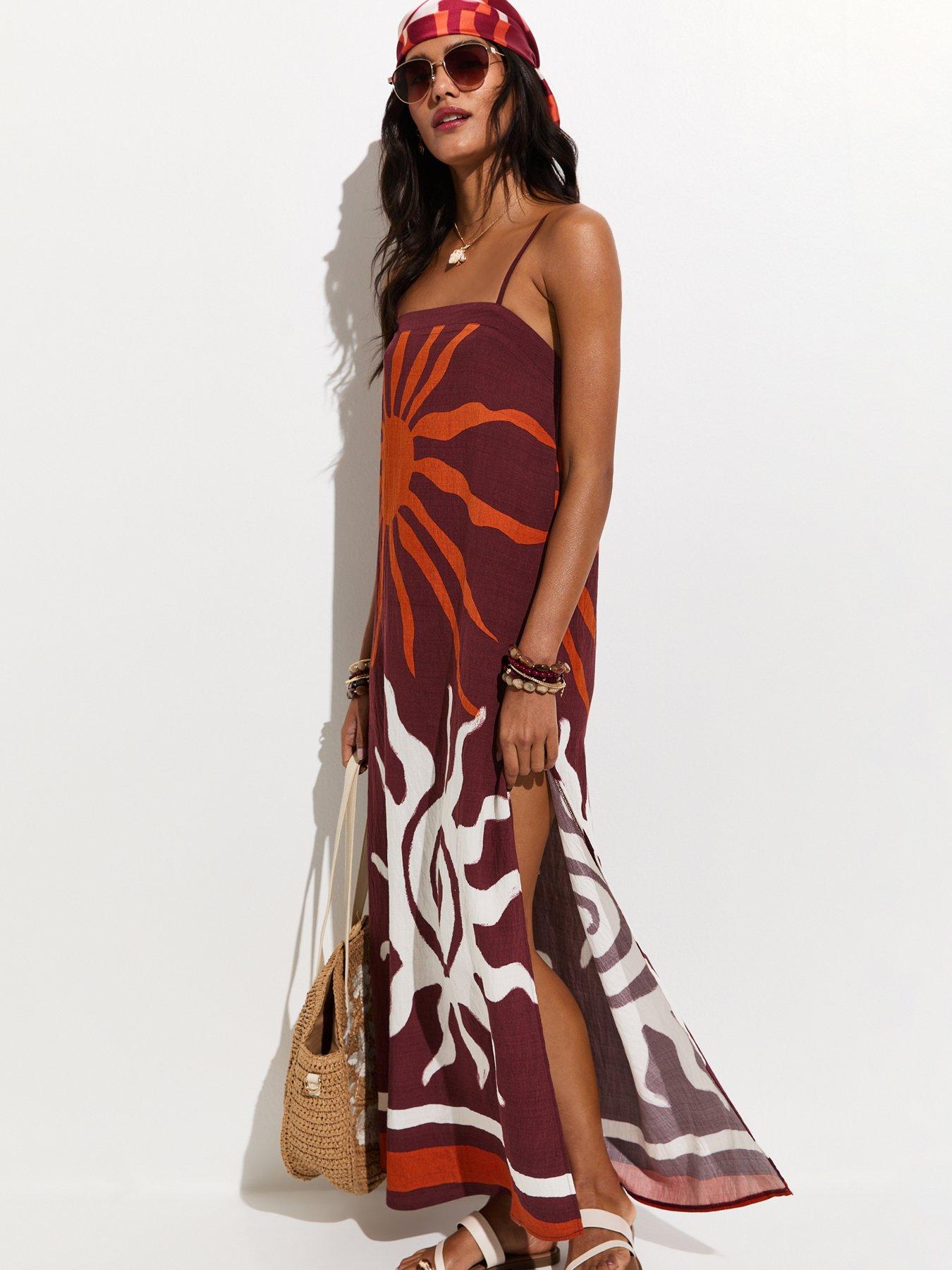New Look Sun Maxi Dress - Brown