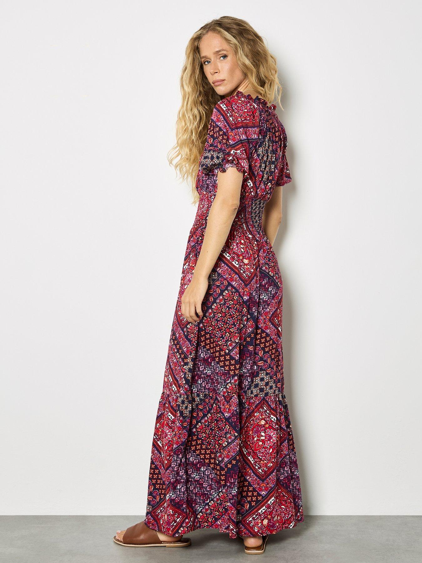 apricot-maxi-tierred-scarf-printed-dressstillFront