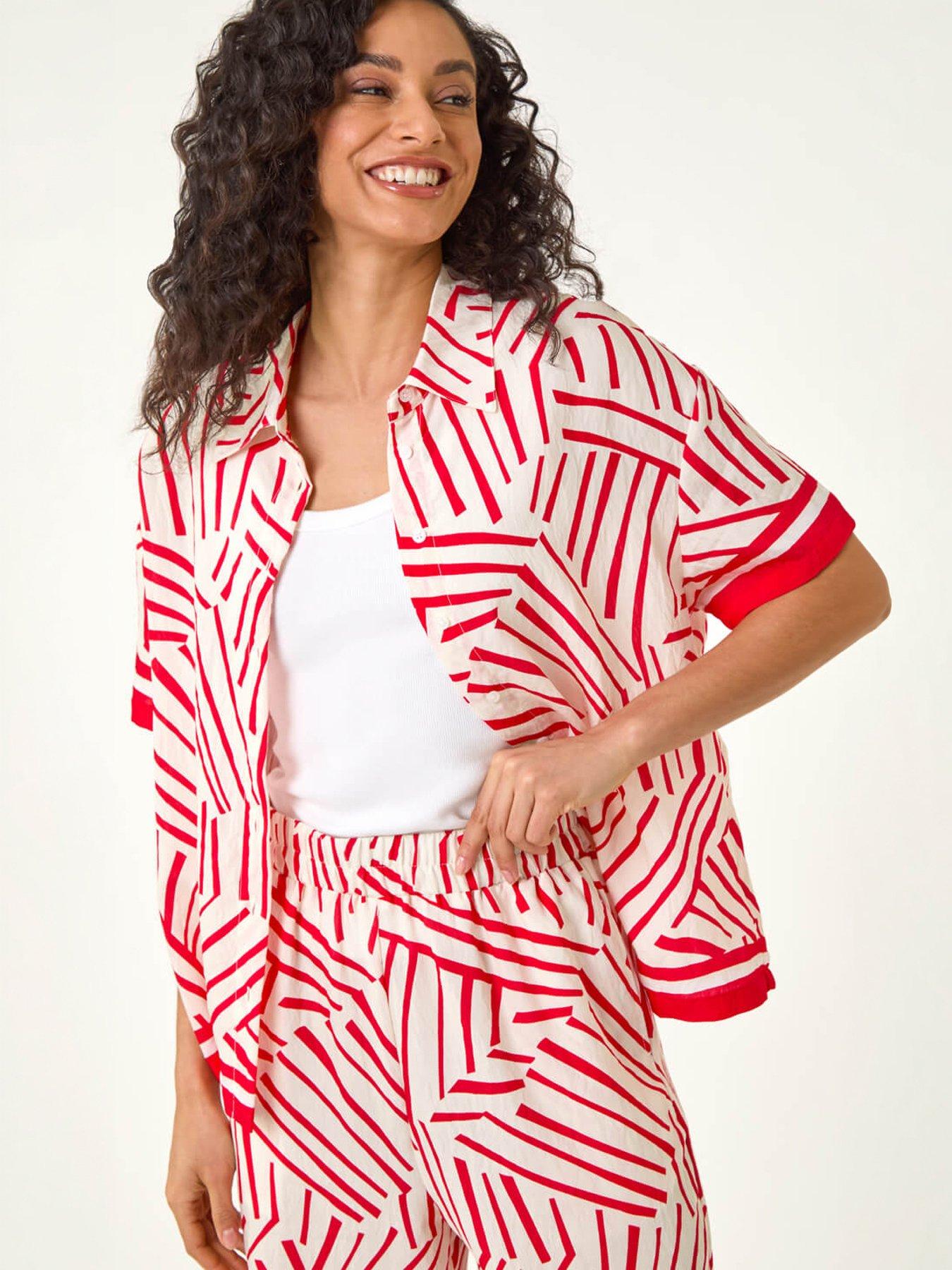 Image 1 of 5 of Roman Dusk Geometric Buttoned Shirt