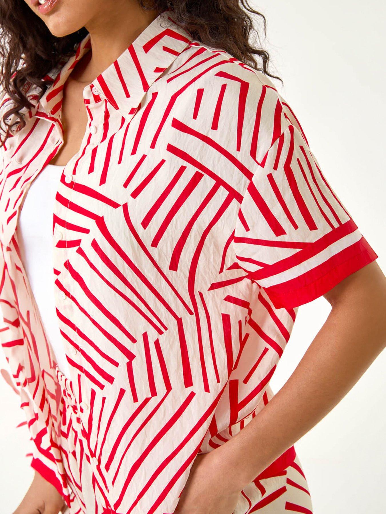Image 5 of 5 of Roman Dusk Geometric Buttoned Shirt