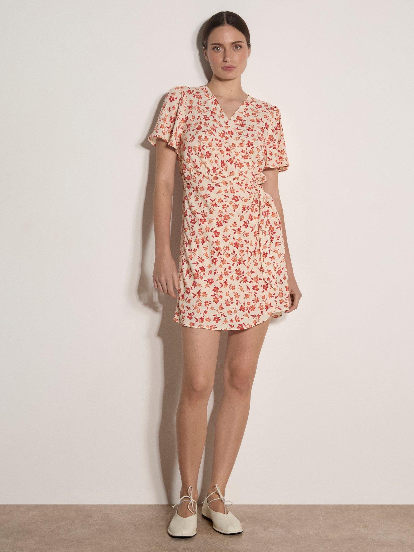 apricot-ombre-floral-wrap-dressback
