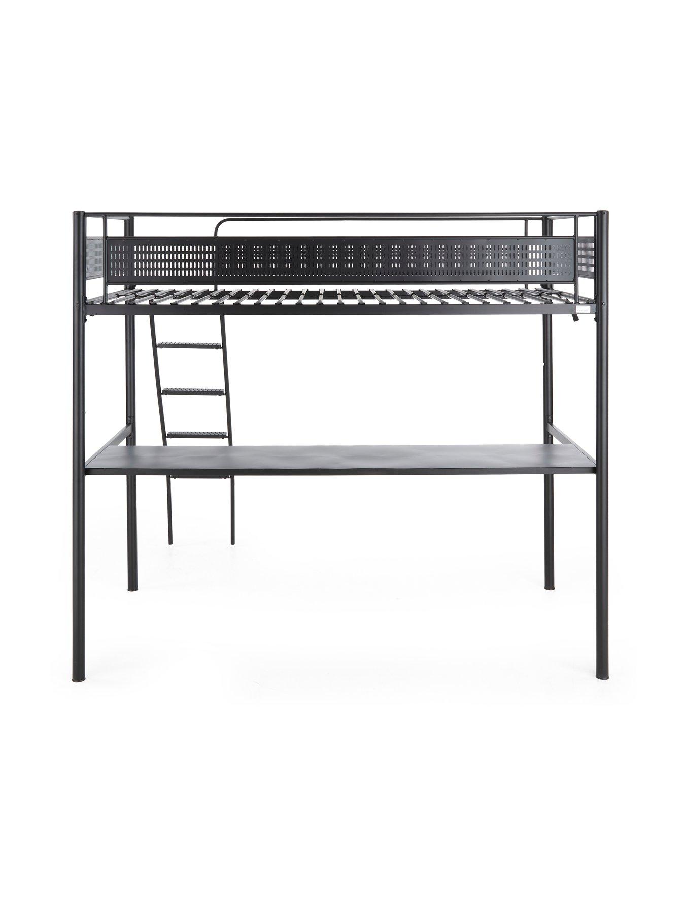 Image 4 of 7 of The Very Collection Domino Gaming High Sleeper Bed with Desk and&nbsp;Mattress Options (Buy &amp; SAVE!)