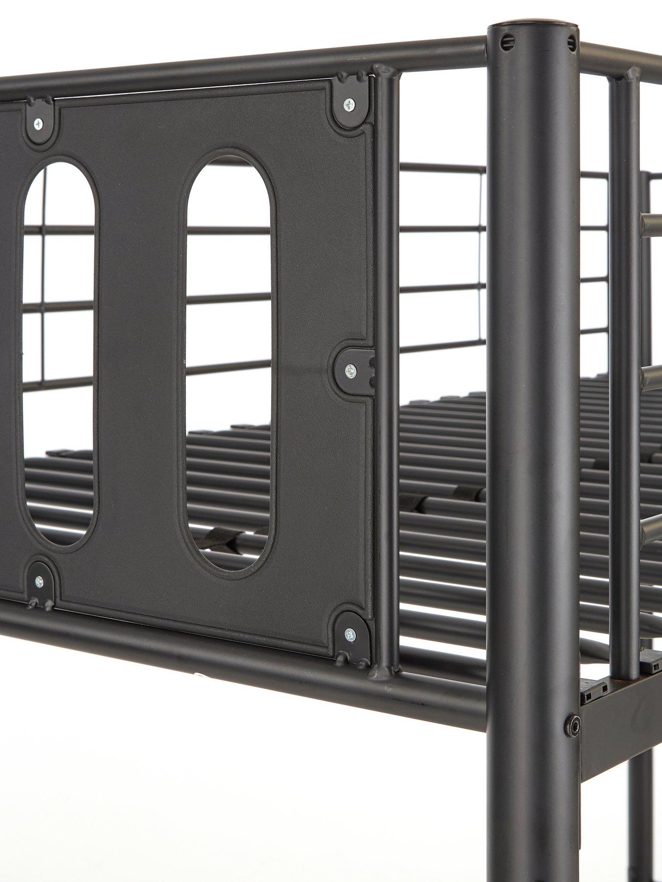 Image 6 of 7 of The Very Collection Cyber Bunk Bed Frame with Mattress Options (Buy &amp; SAVE!) - Black