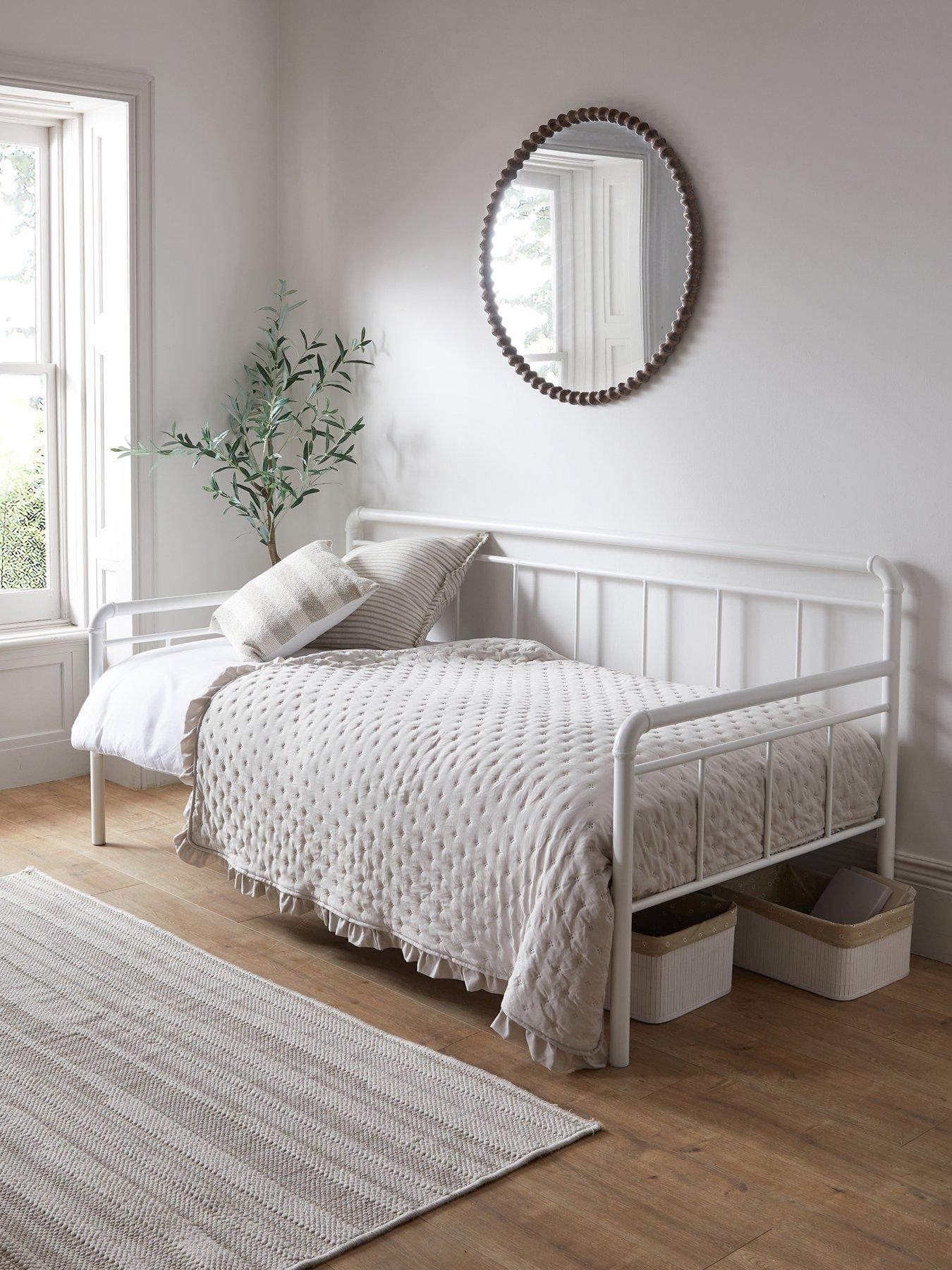 Image 1 of 7 of The Very Collection Margi Metal Day Bed with Mattress Options (Buy &amp; SAVE!)
