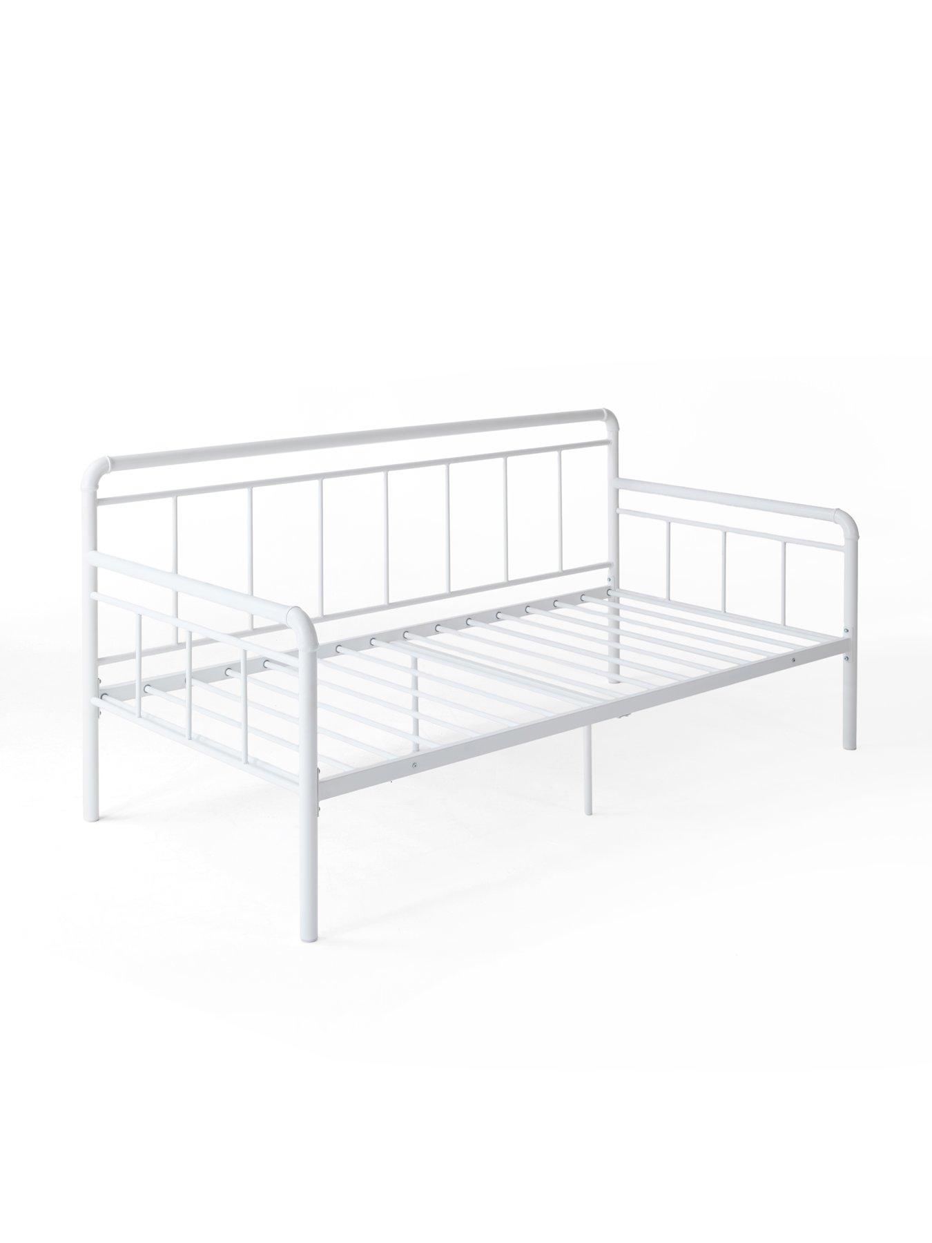 Image 3 of 7 of The Very Collection Margi Metal Day Bed with Mattress Options (Buy &amp; SAVE!)