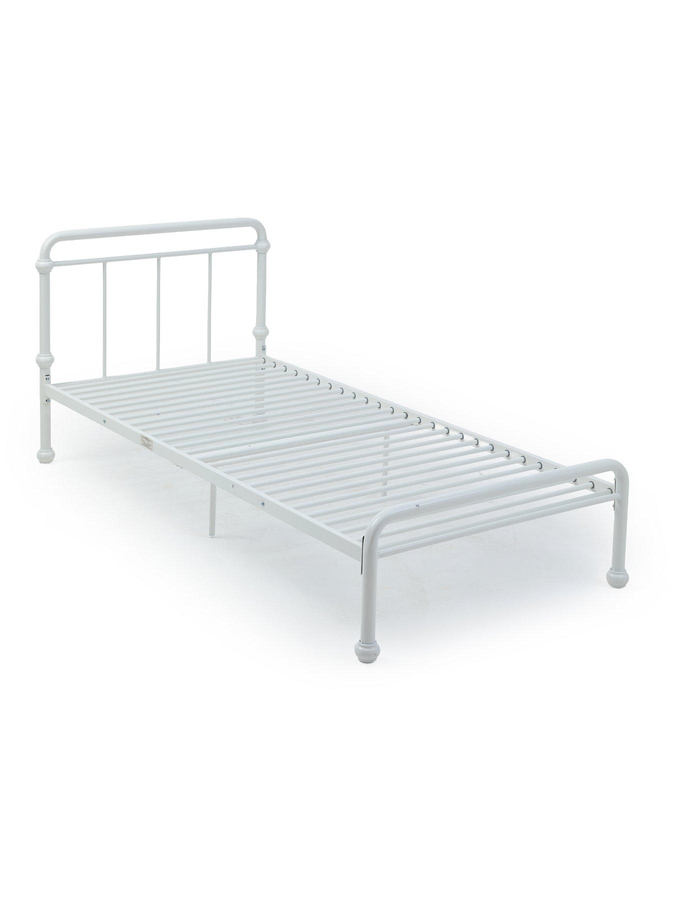 Image 3 of 7 of The Very Collection Georgie Metal Single Bedframe with Mattress Options (Buy &amp; SAVE!)