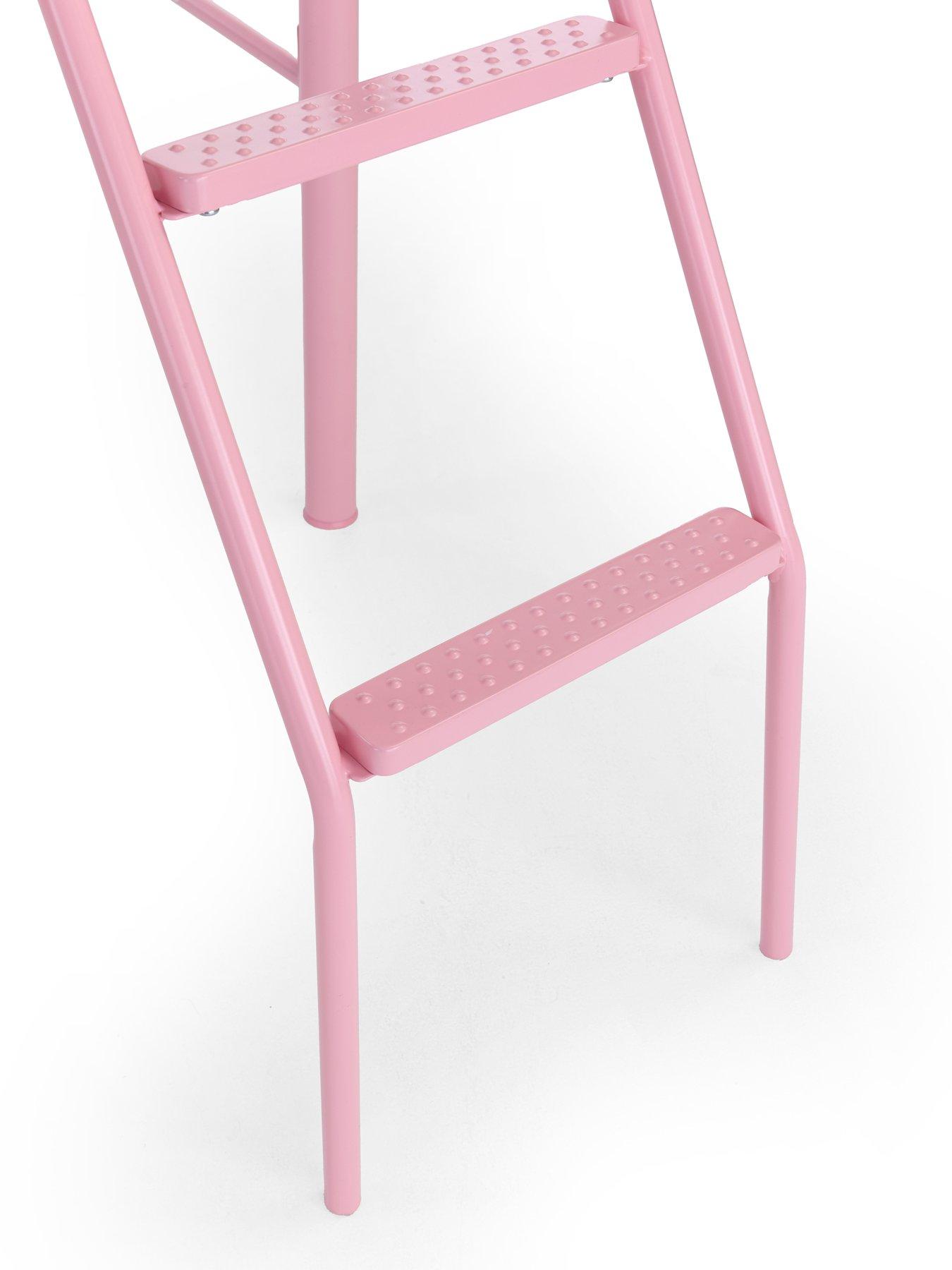 Image 5 of 7 of The Very Collection Domino High Sleeper Bed Frame with Mattress Options (Buy &amp; SAVE!) - Pink