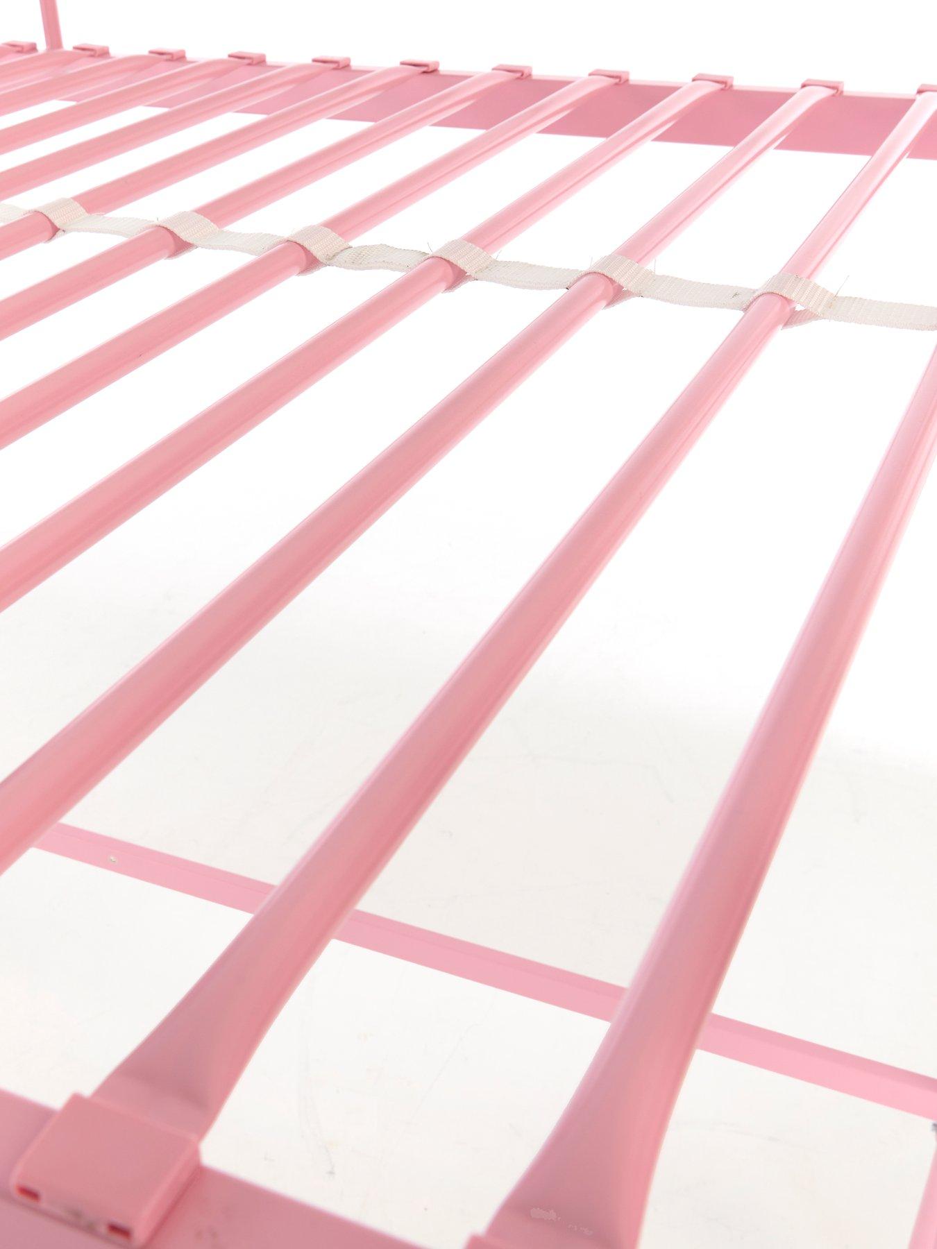 Image 6 of 7 of The Very Collection Domino High Sleeper Bed Frame with Mattress Options (Buy &amp; SAVE!) - Pink